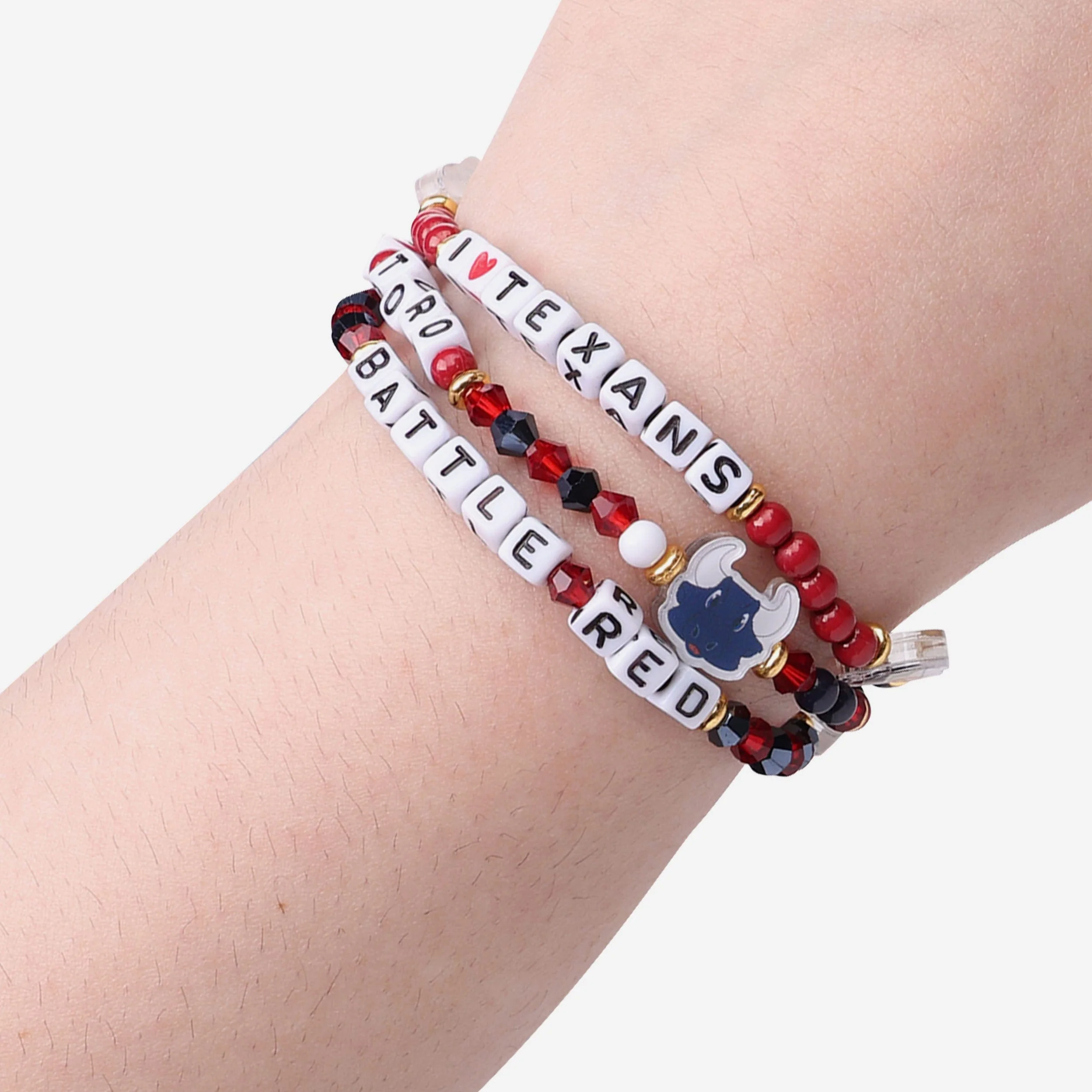 Houston Texans 3 Pack Friendship Bracelet - Image 4
