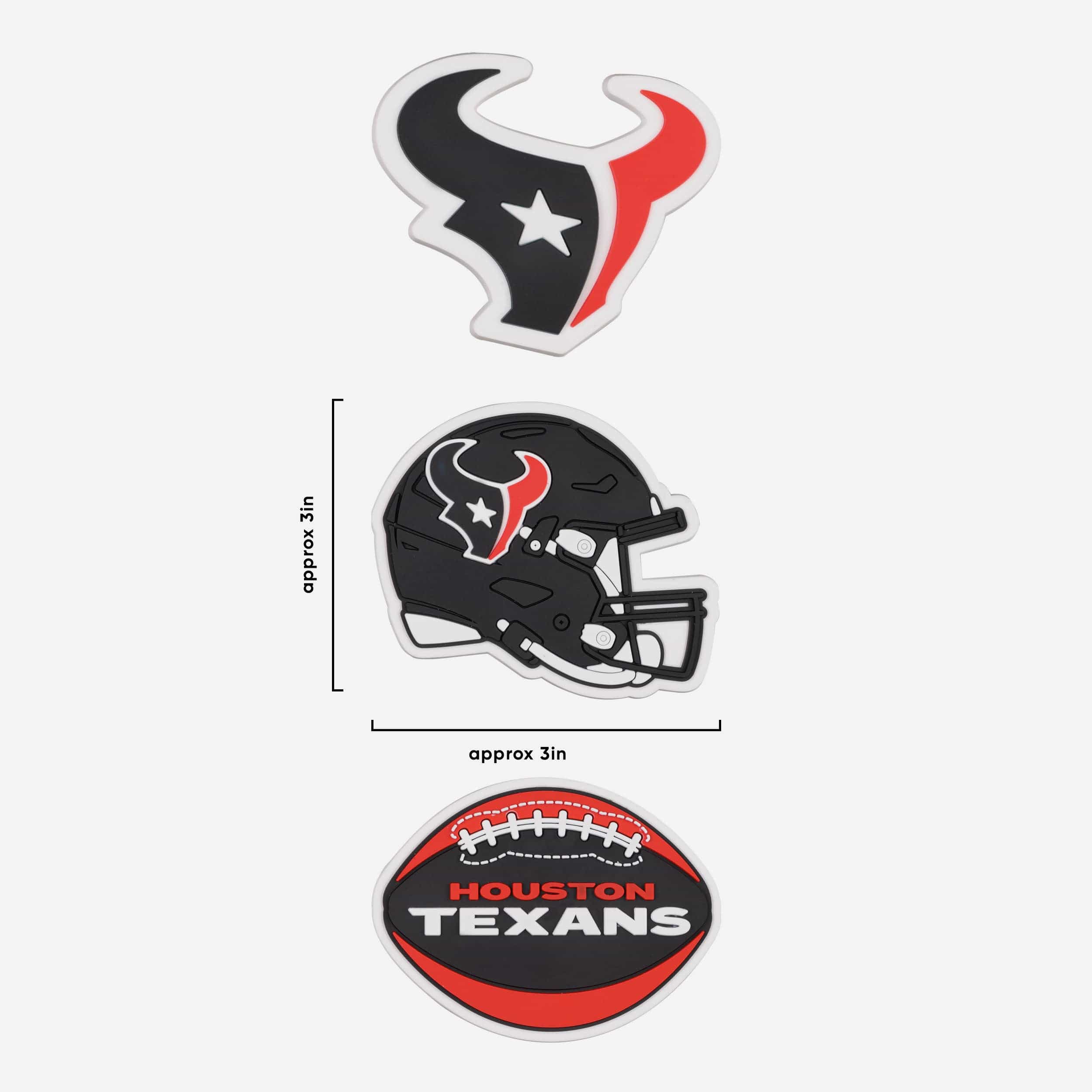 Houston Texans 3 Pack Tailgate Tote Charms - Image 4