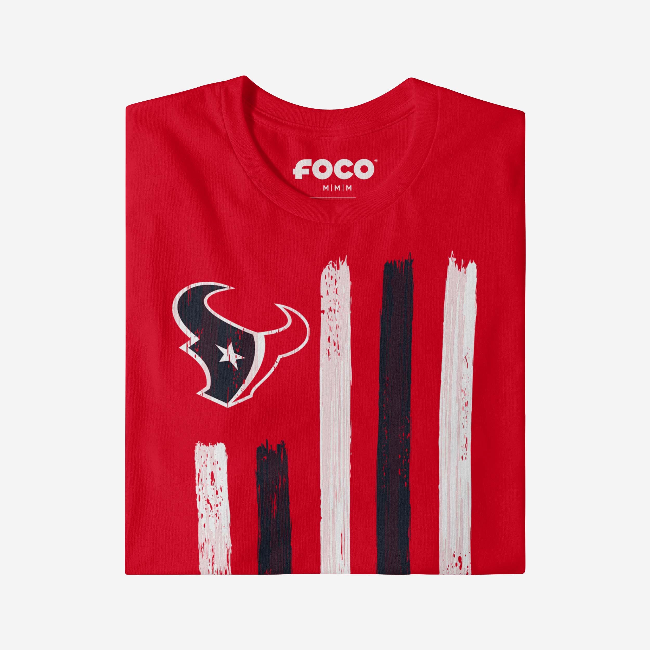 Houston Texans Brushstroke Flag T-Shirt - Image 4