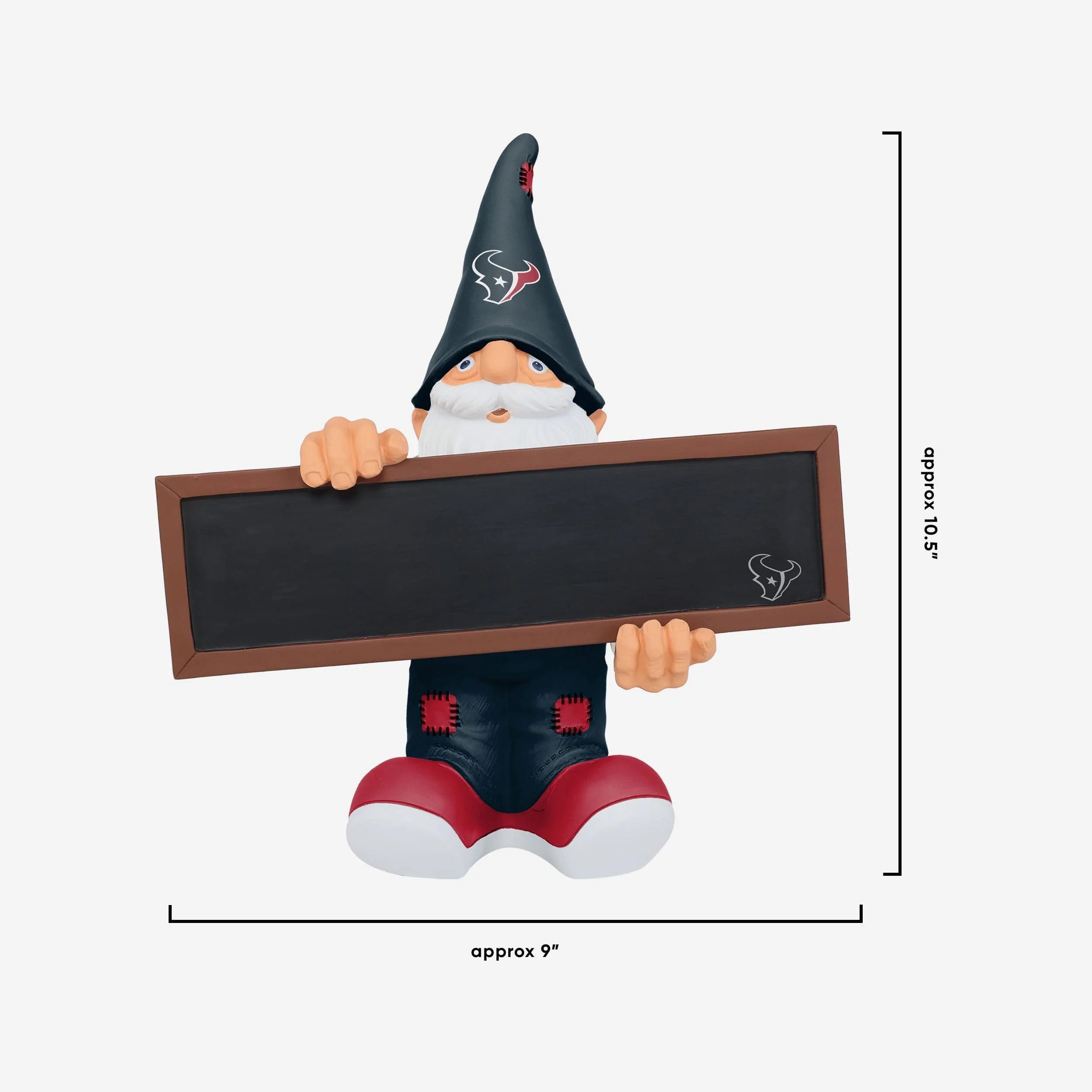 Houston Texans Chalkboard Sign Gnome - Image 4