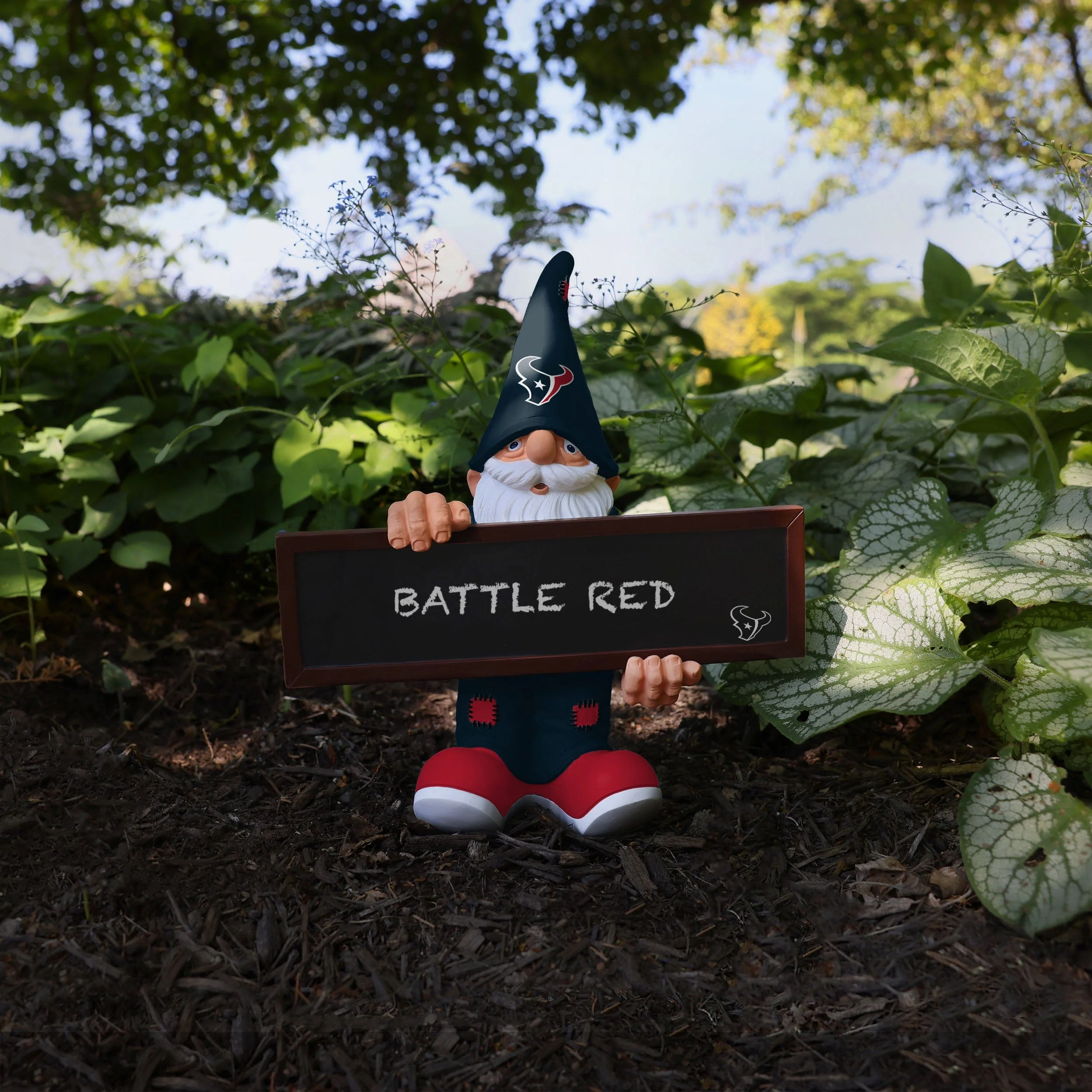 Houston Texans Chalkboard Sign Gnome - Image 5