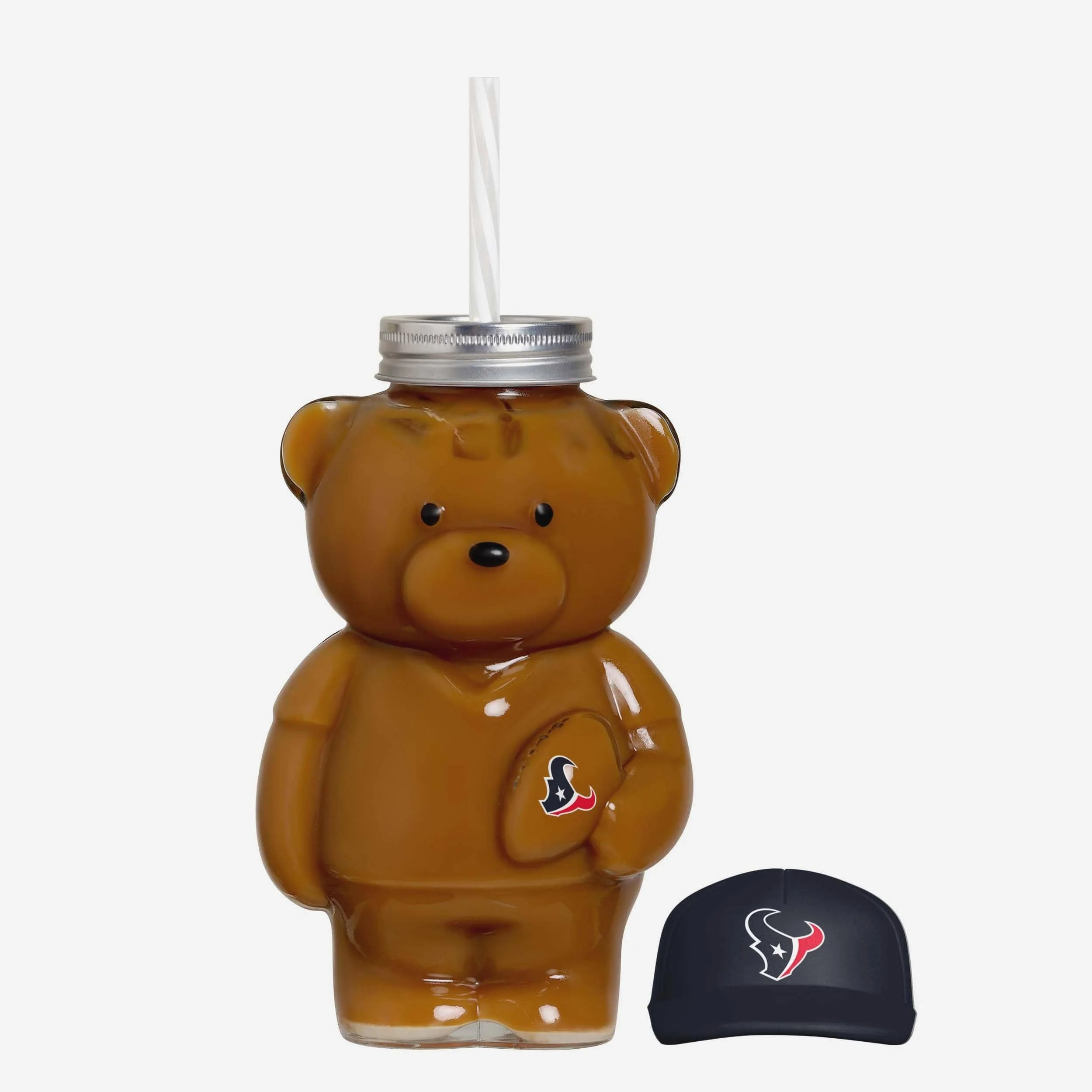 Houston Texans Glass Bear Tumbler - Image 3