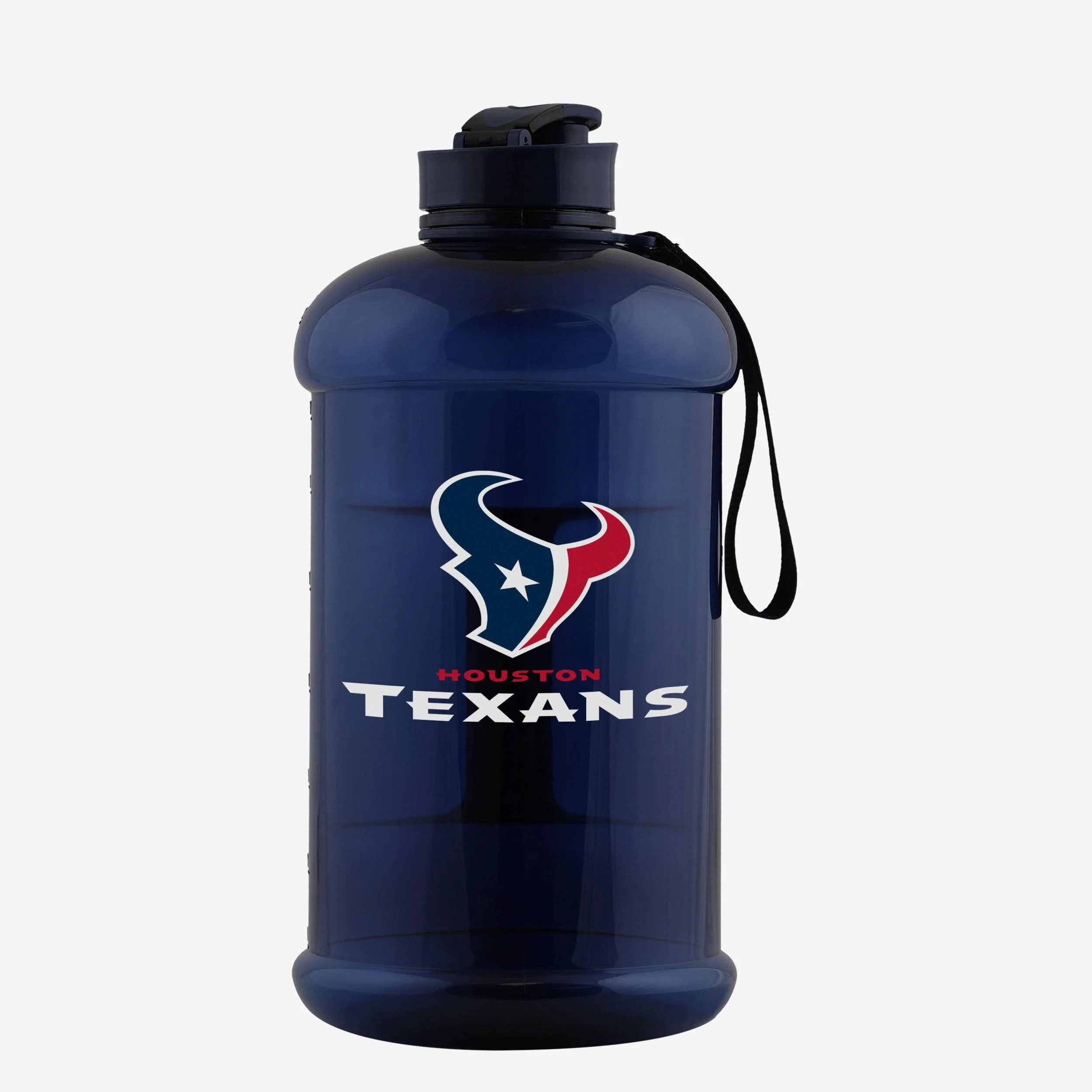Houston Texans Large Team Color Clear Sports Bottle