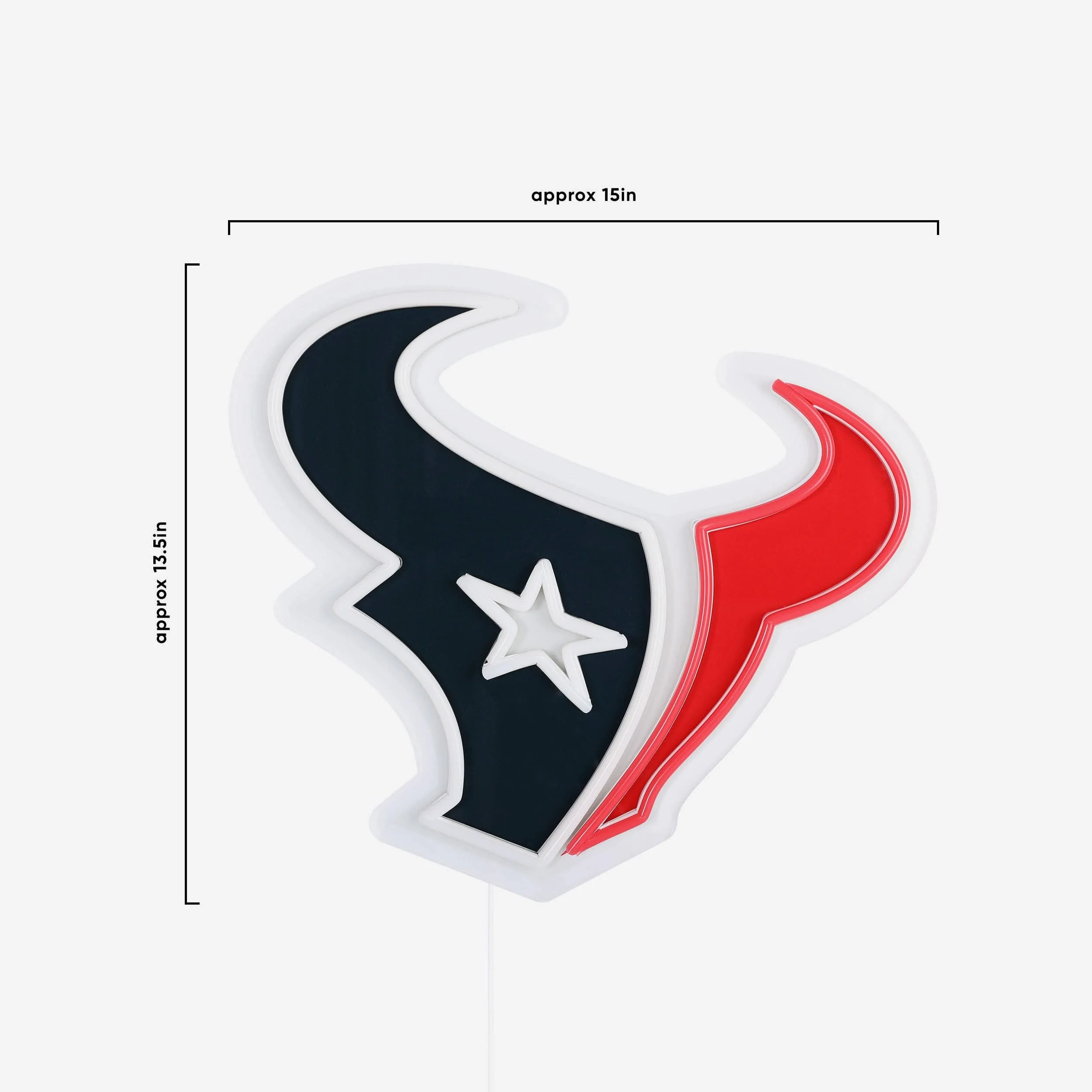 Houston Texans LED Neon Light Up Team Logo Sign - Image 5
