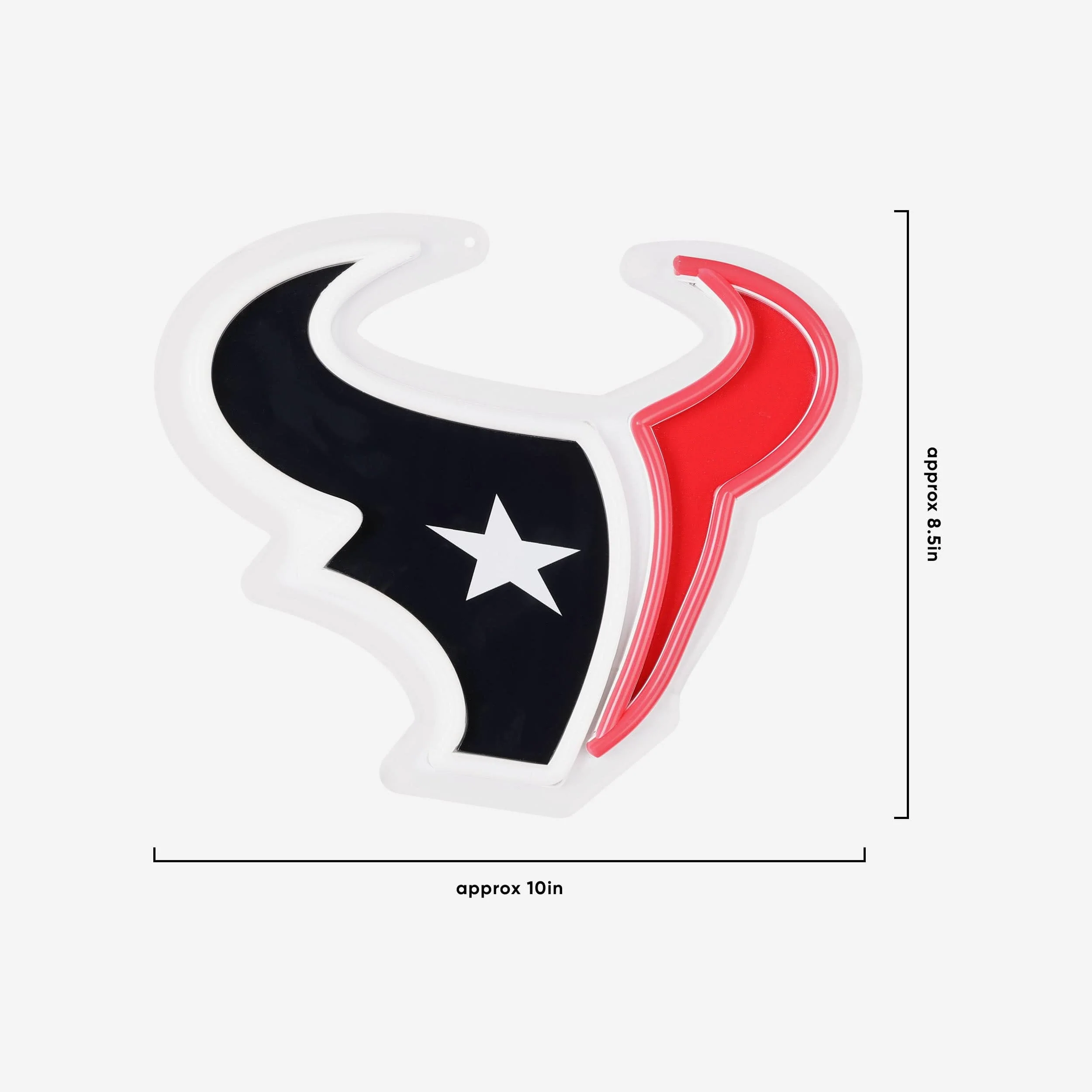 Houston Texans Neon Light Up Big Logo Chain - Image 5