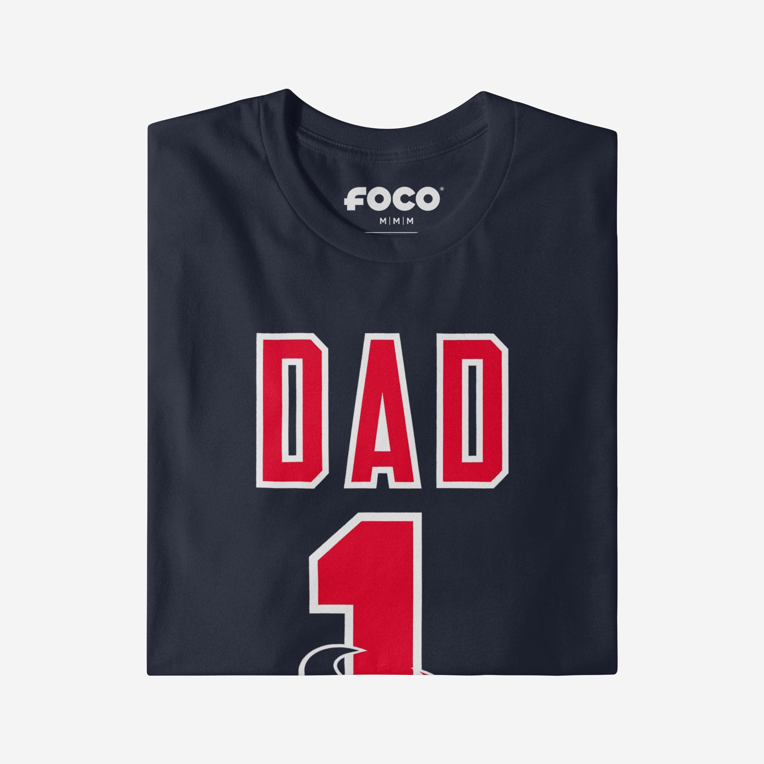 Houston Texans Number 1 Dad T-Shirt - Image 4