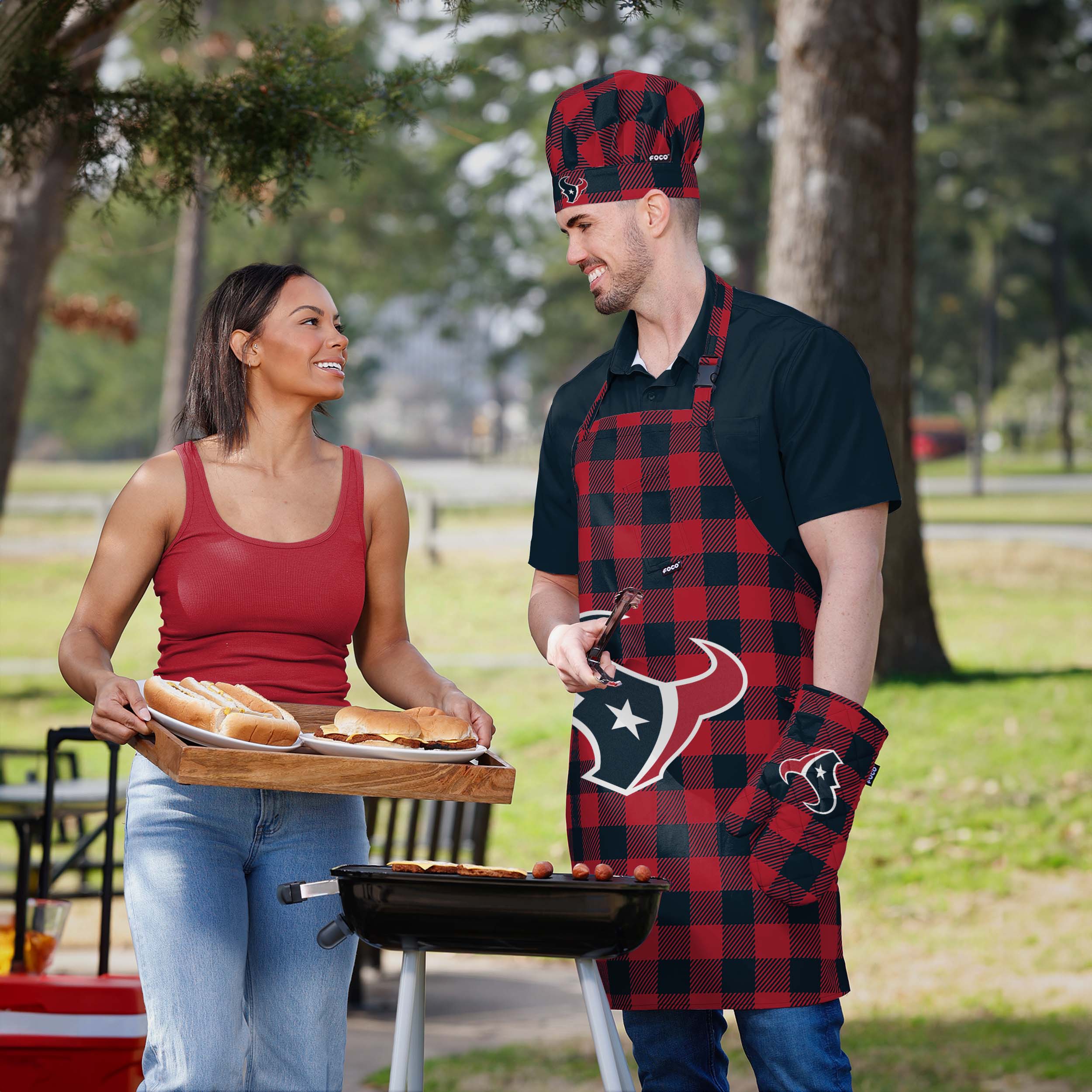 Houston Texans Plaid Chef Set - Image 5