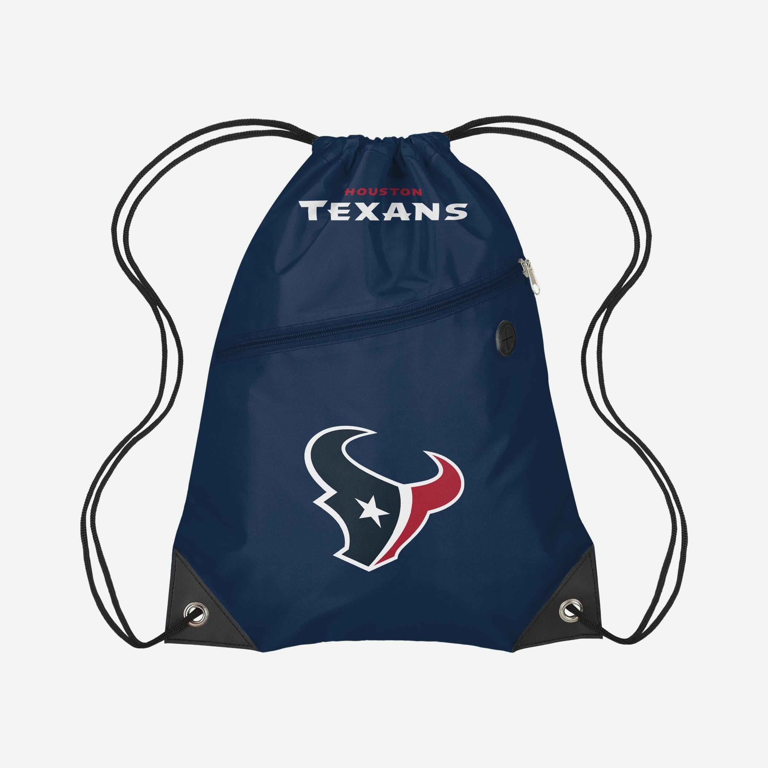 Houston Texans Pocket Drawstring Backpack