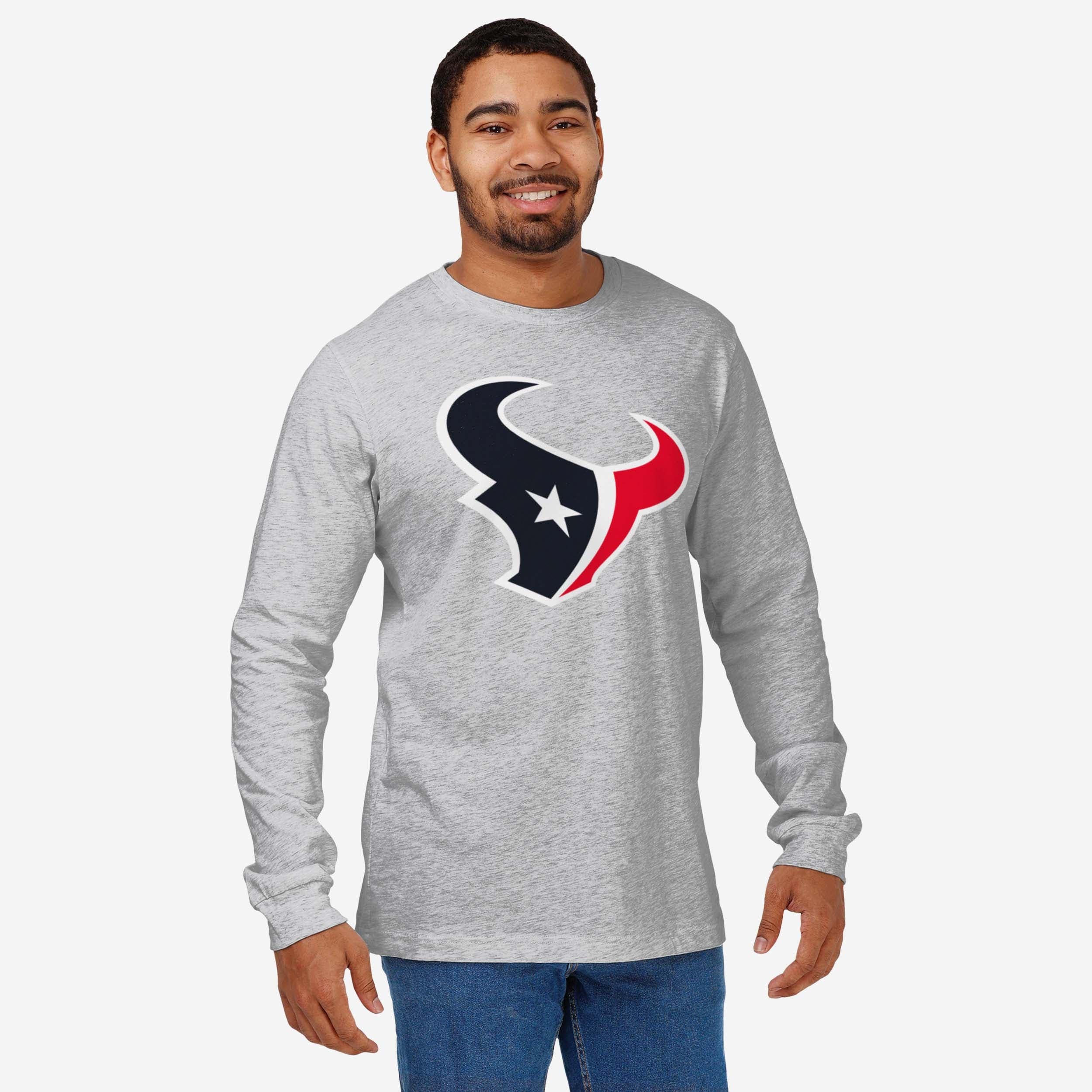 Houston Texans Primary Logo Long Sleeve T-Shirt - Image 13