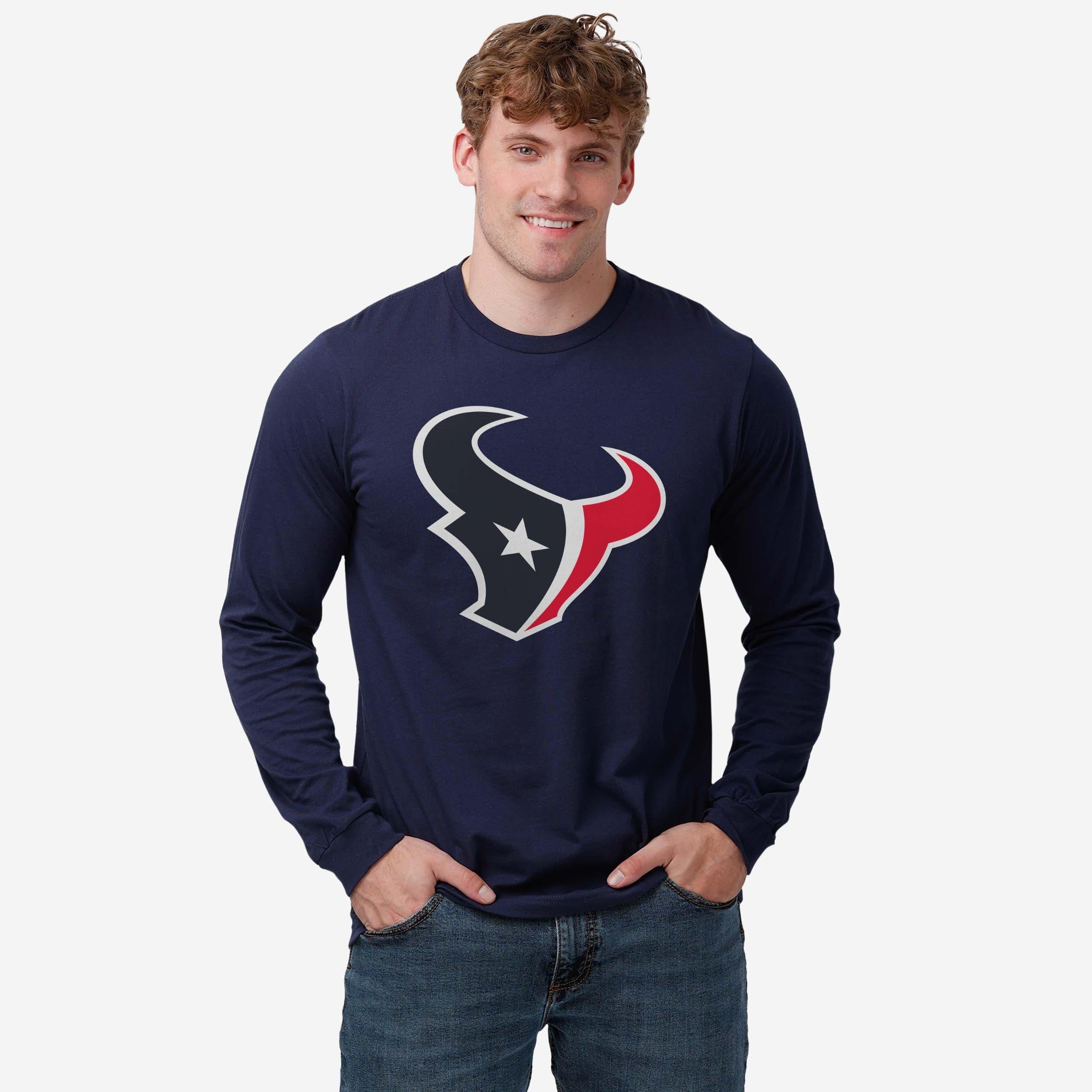 Houston Texans Primary Logo Long Sleeve T-Shirt - Image 2