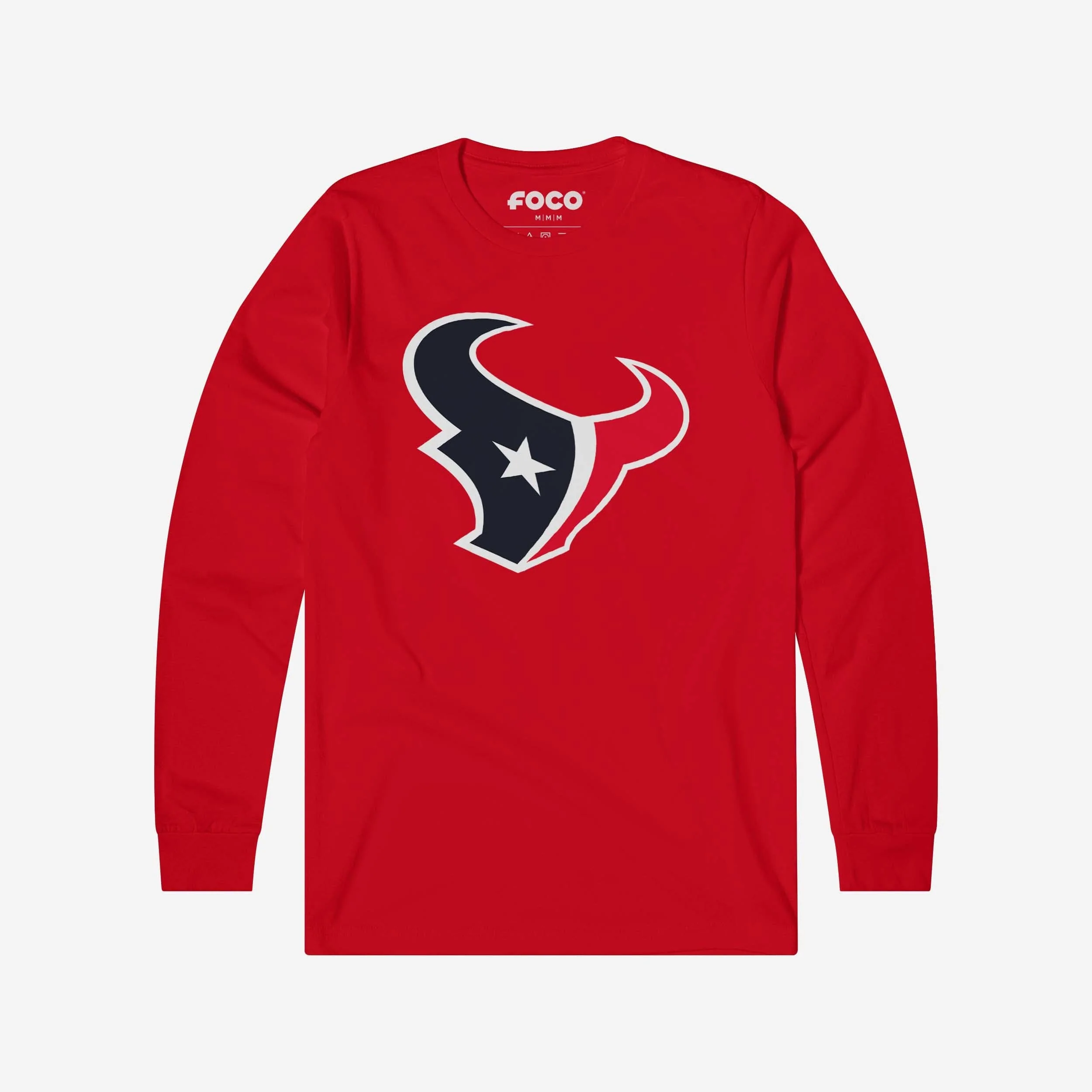 Houston Texans Primary Logo Long Sleeve T-Shirt - Image 9