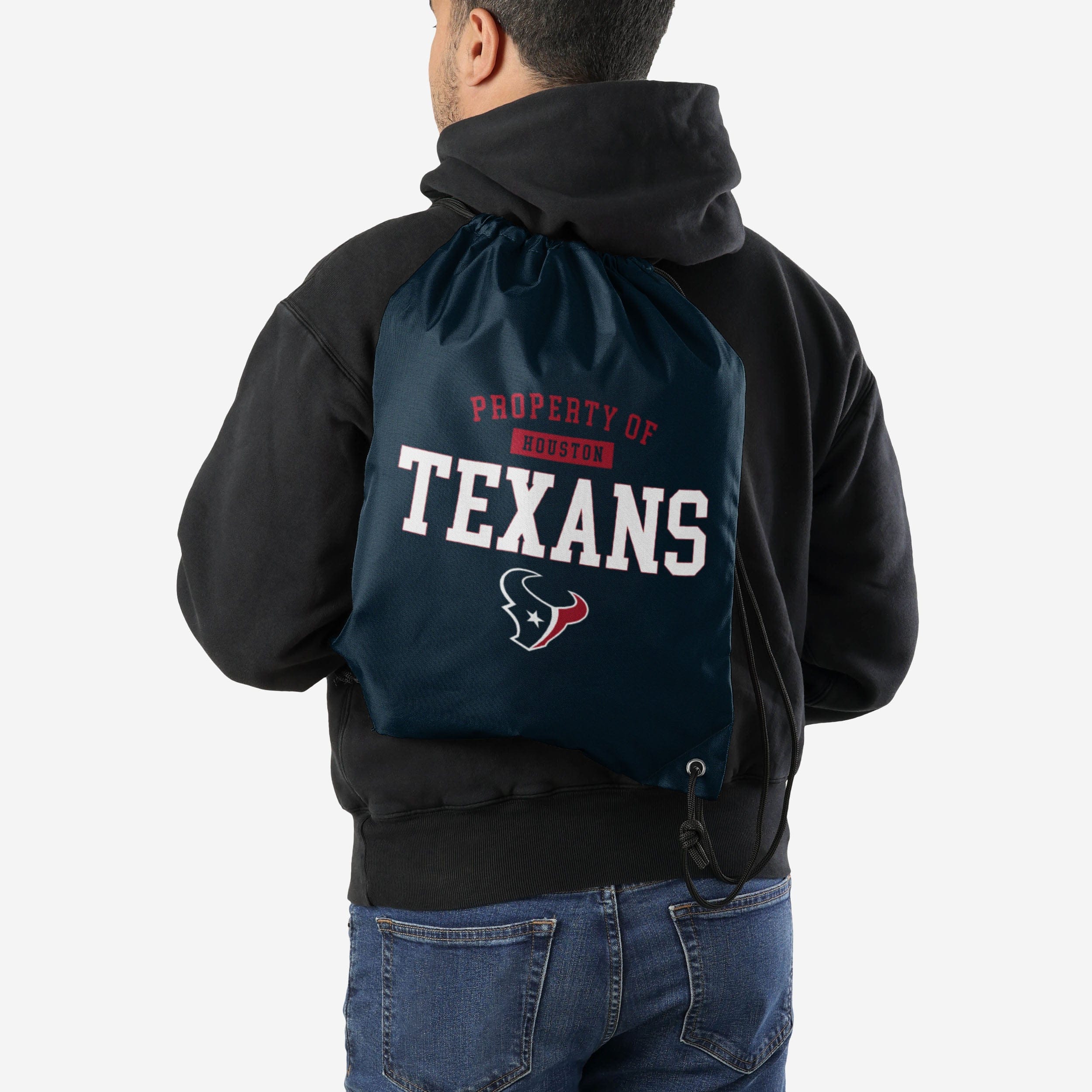 Houston Texans Property Of Drawstring Backpack - Image 2