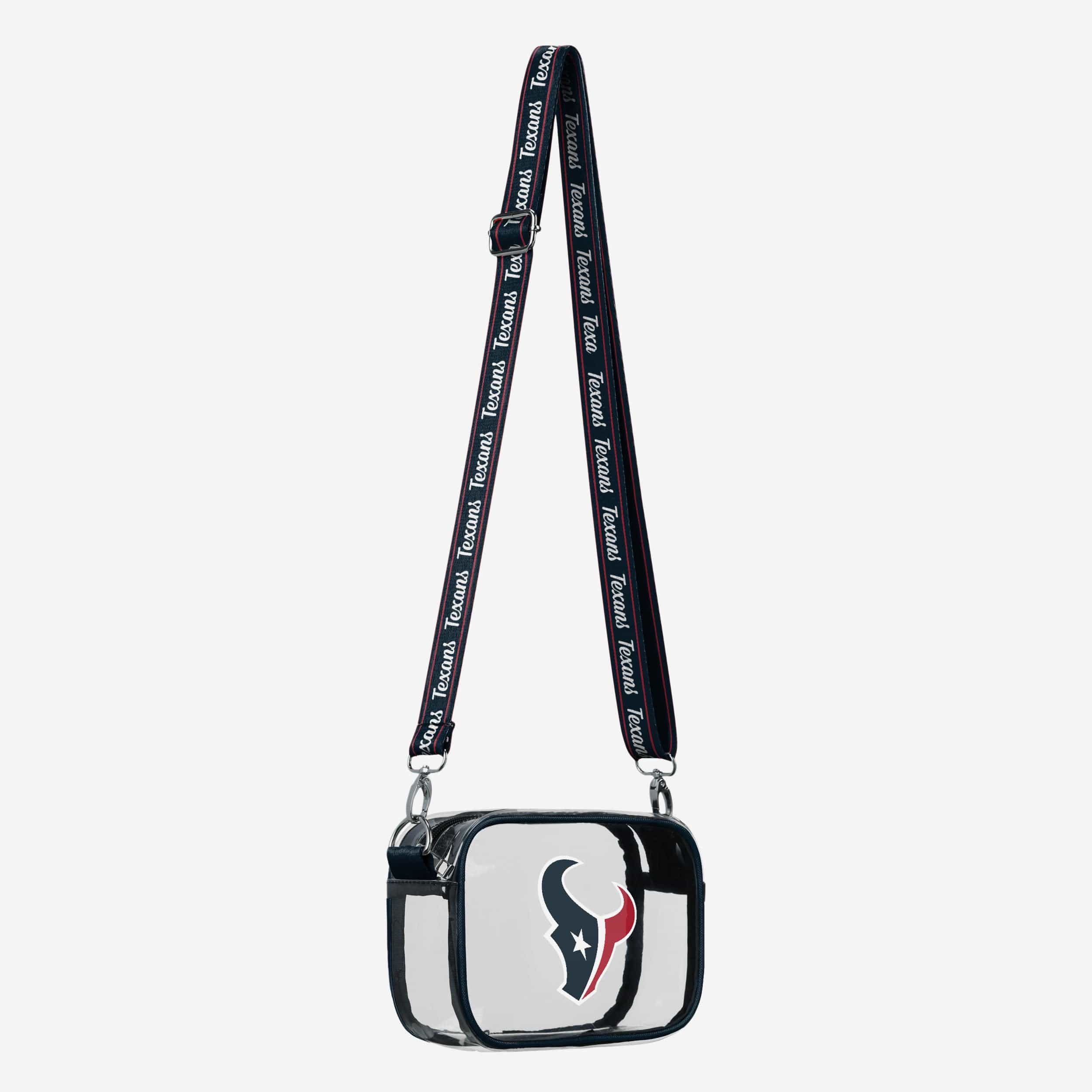 Houston Texans Team Stripe Clear Crossbody Bag - Image 2