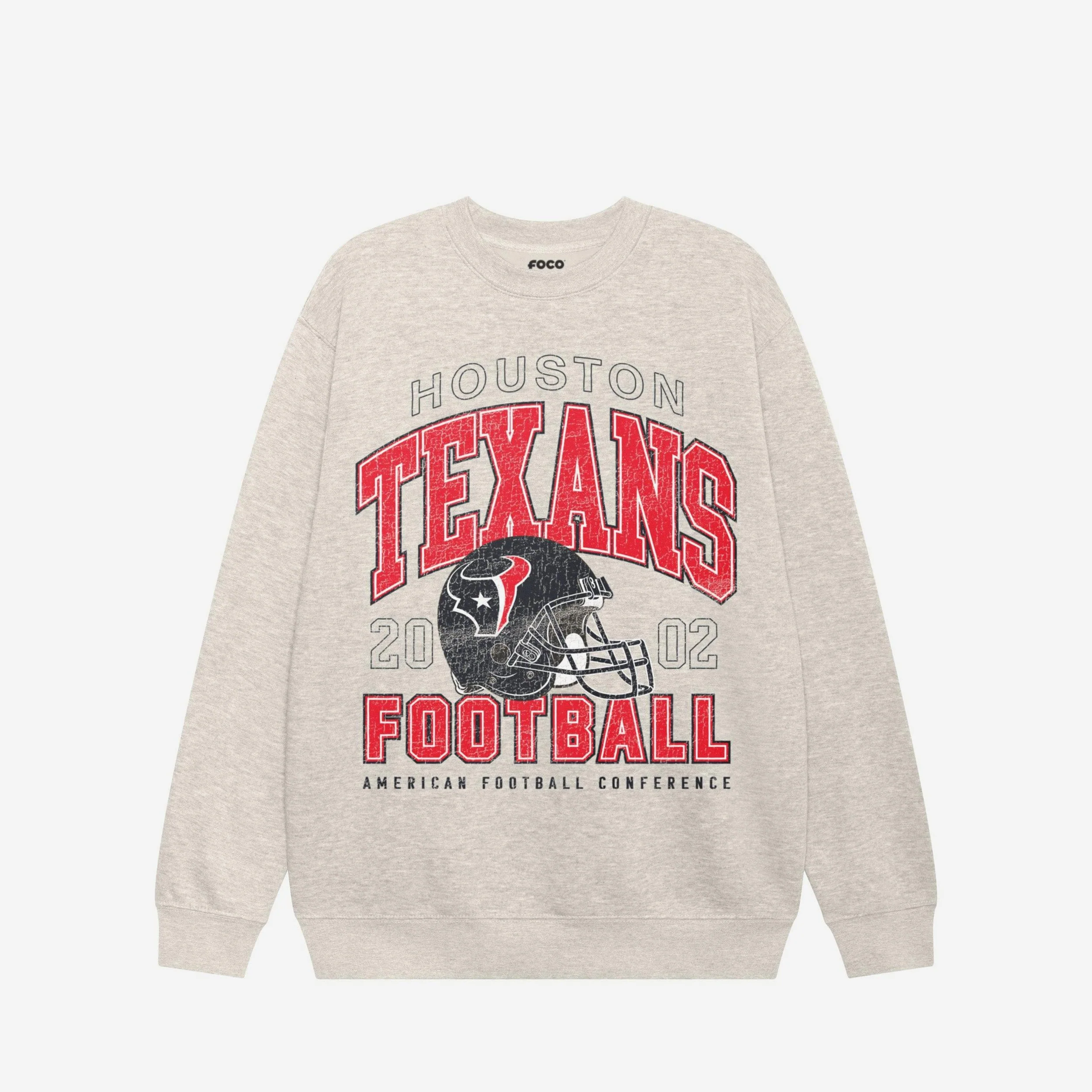 Houston Texans Varsity Crew Neck Sweatshirt