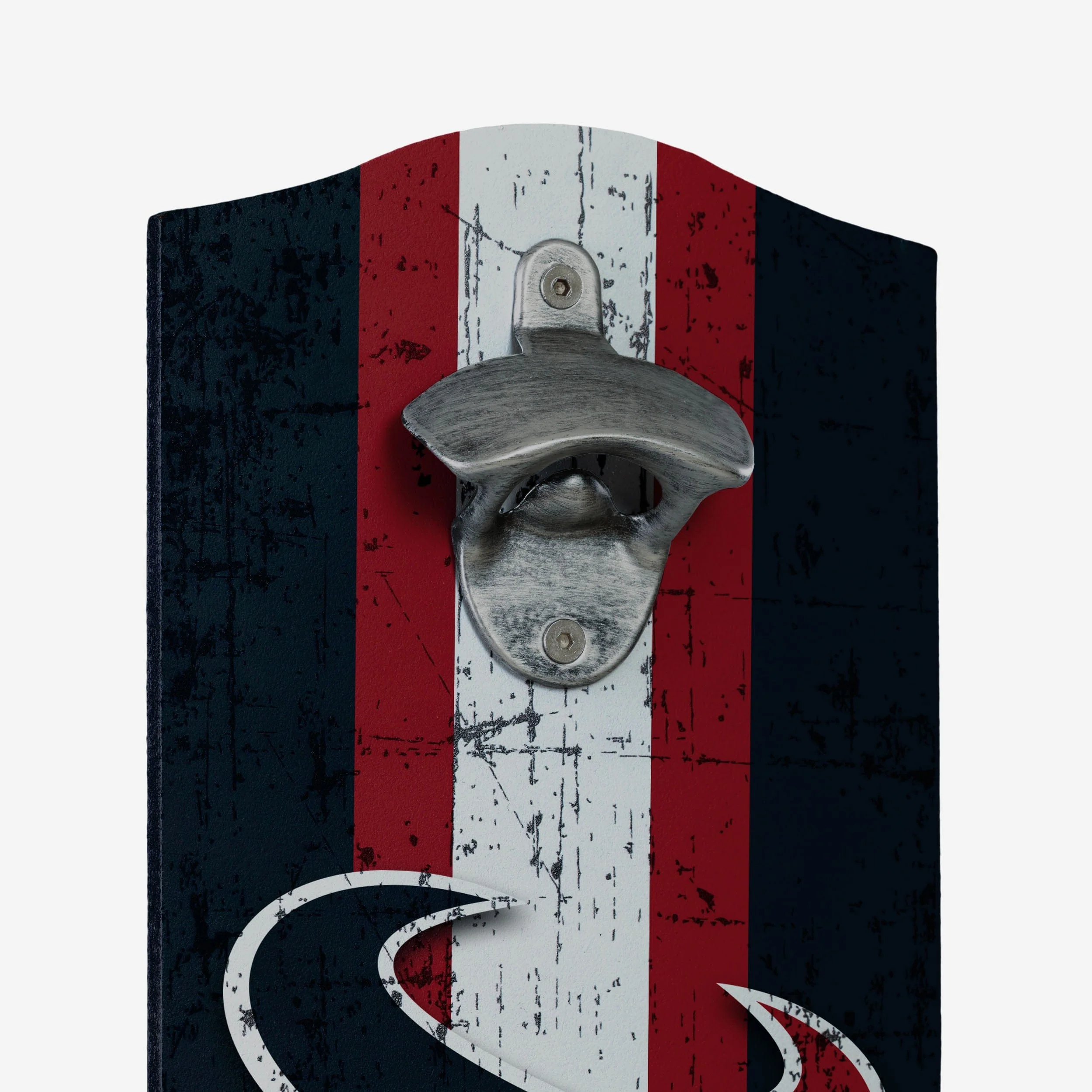 Houston Texans Wooden Bottle Cap Opener Sign - Image 3