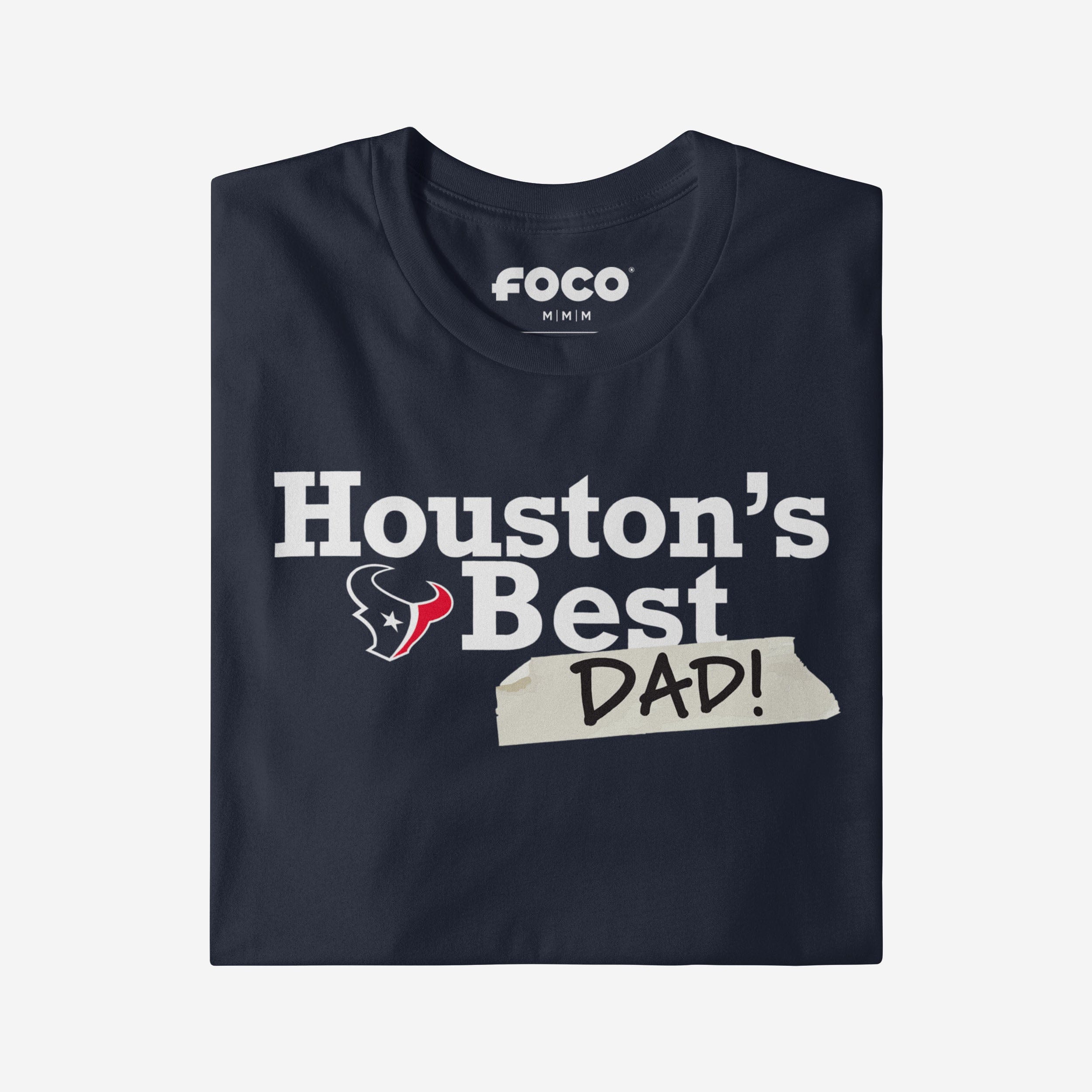 Houston Texans World's Best Dad T-Shirt - Image 3