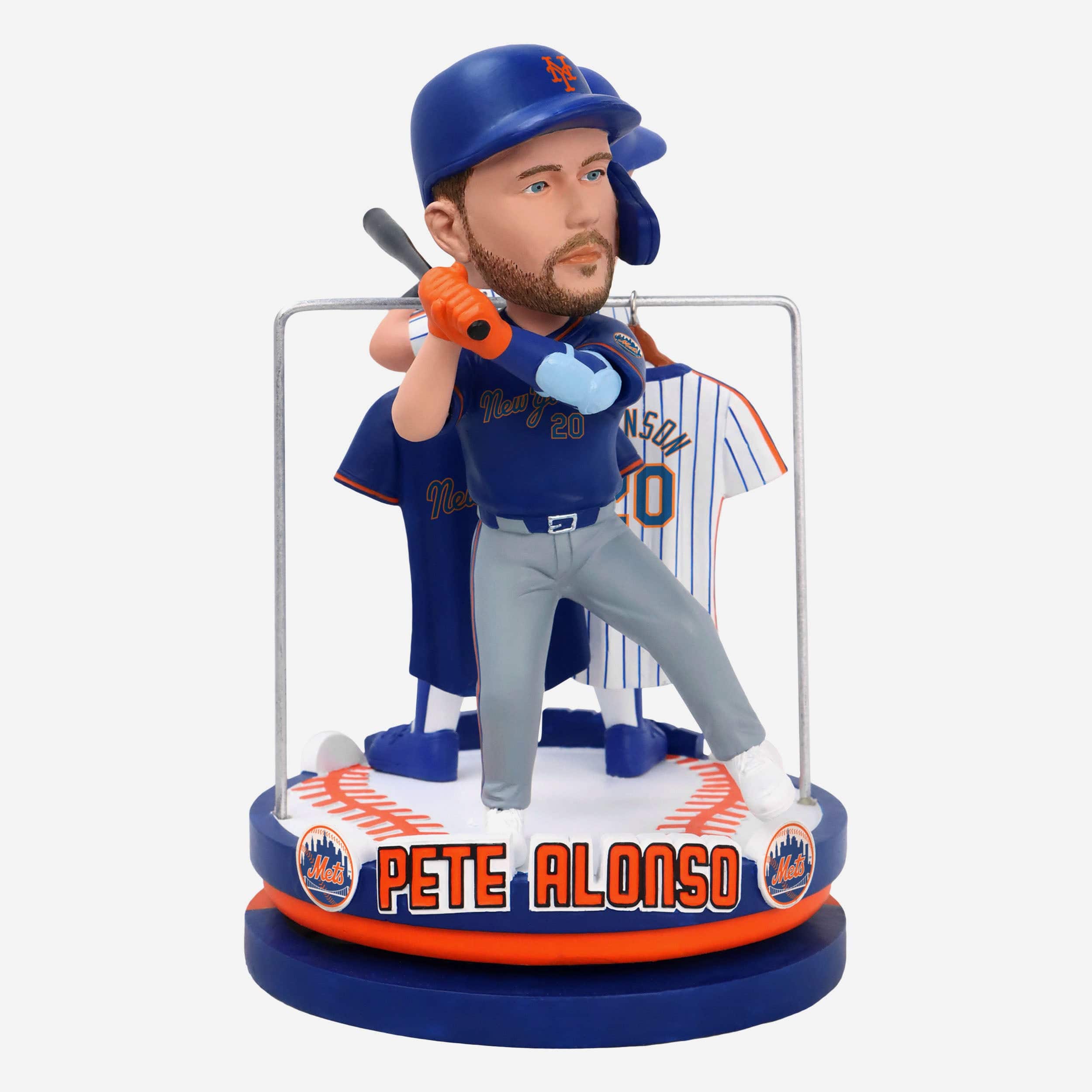 Howard Johnson & Pete Alonso New York Mets Famous 20s Dual Spinning Bobblehead
