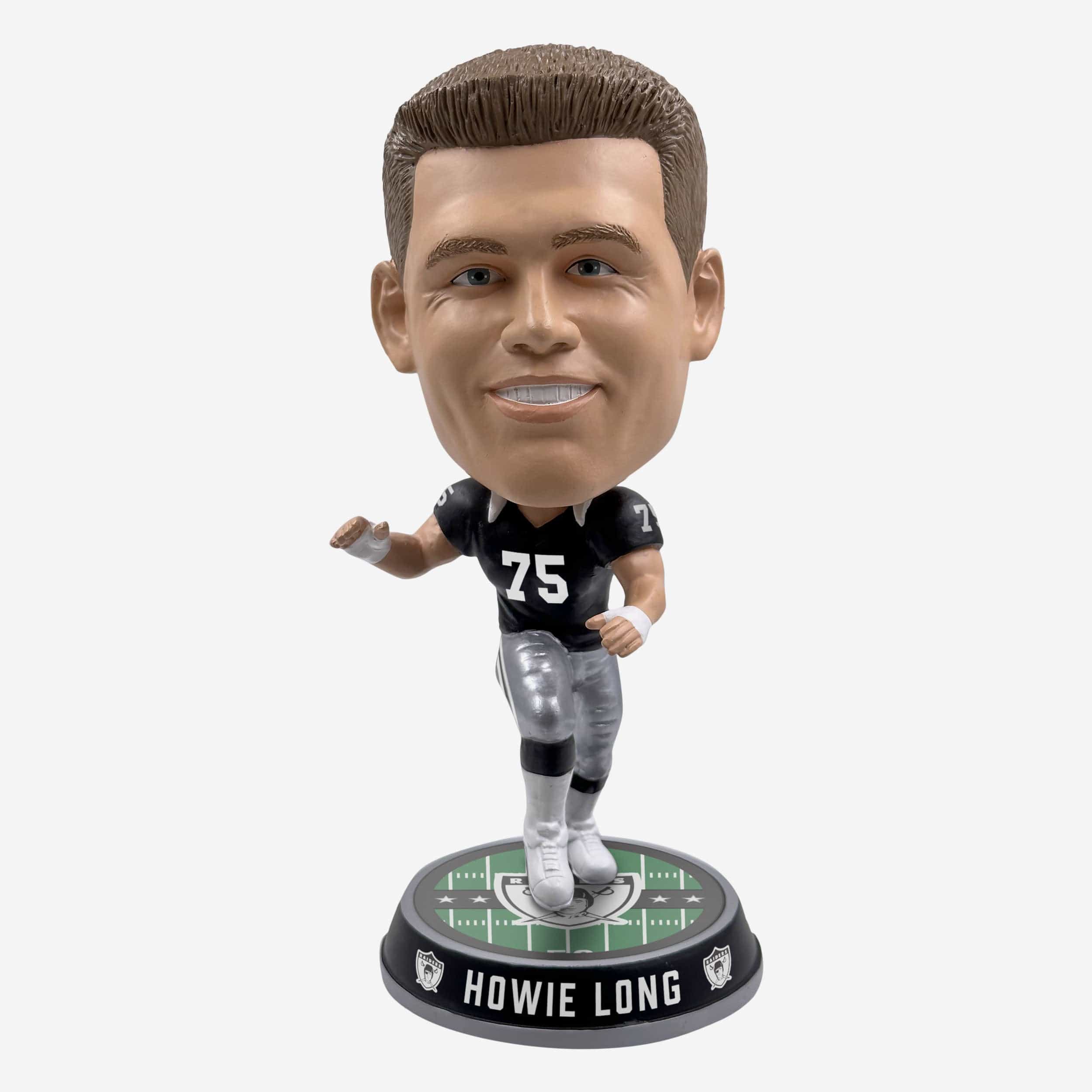 Howie Long Los Angeles Raiders Field Stripe Bighead Bobblehead