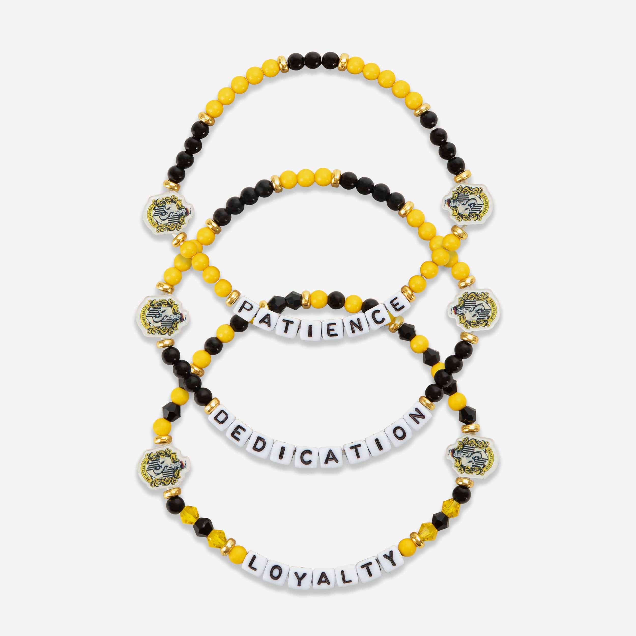 Hufflepuff Harry Potter 3 Pack Friendship Bracelet