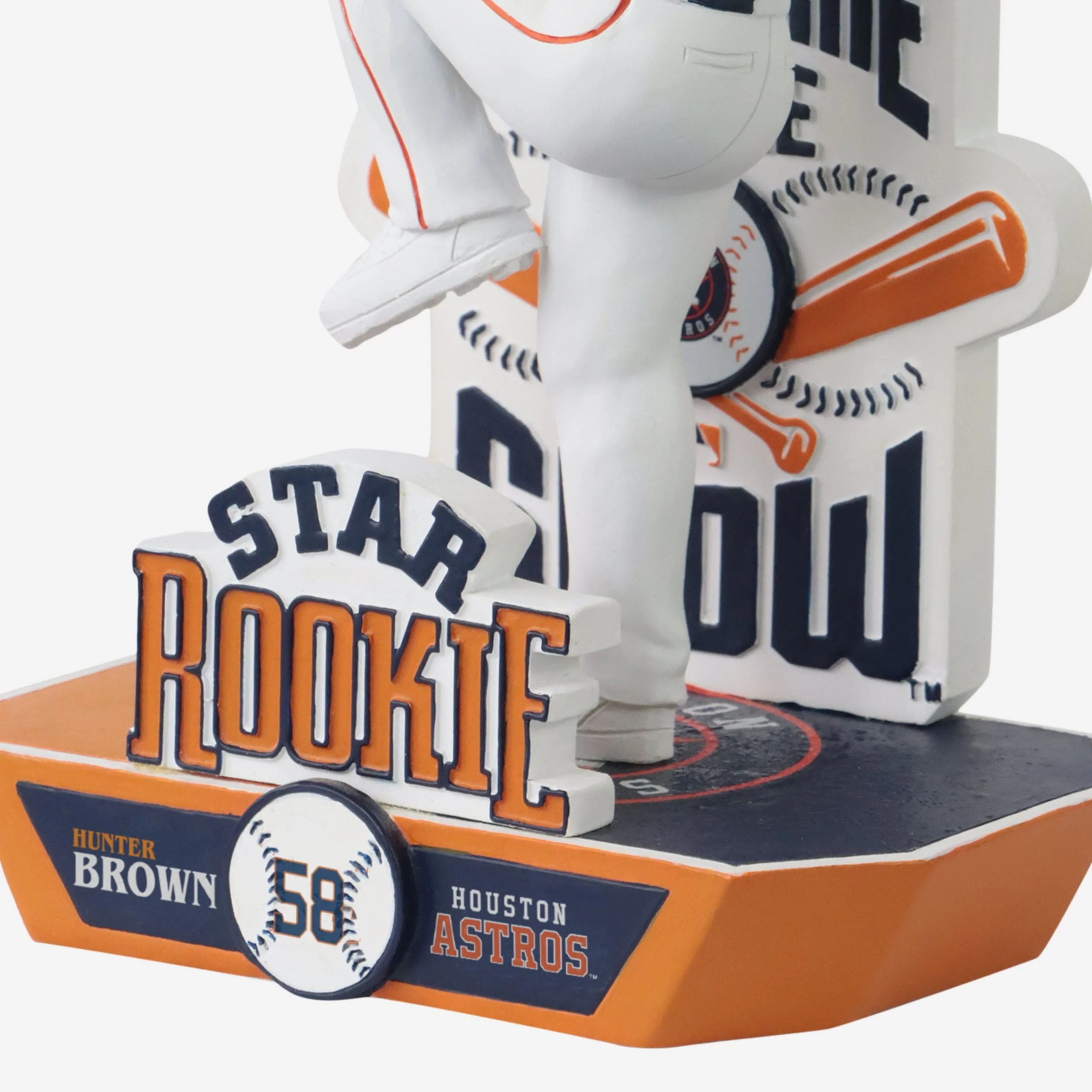 Hunter Brown Houston Astros Star Rookie Bobblehead - Image 3