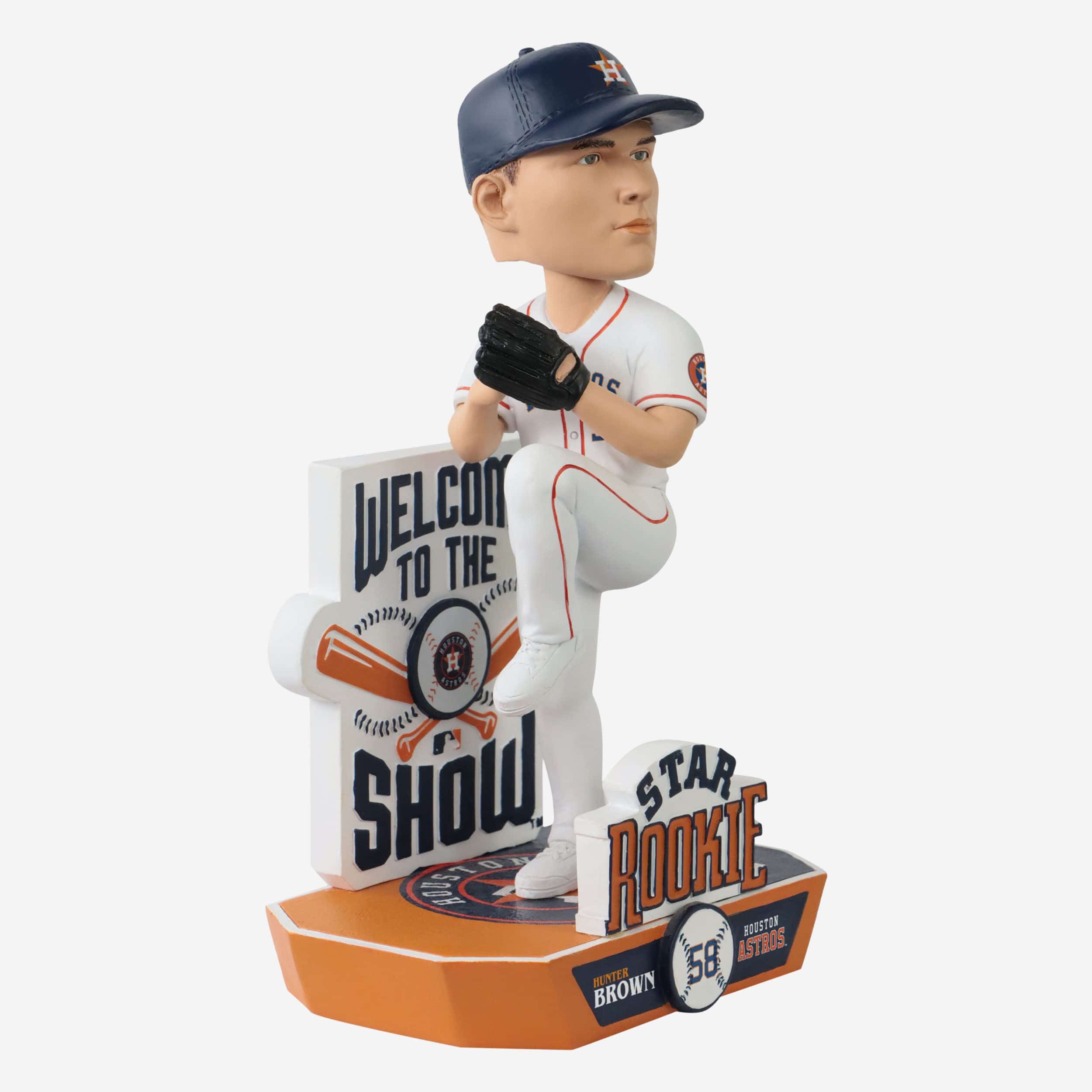 Hunter Brown Houston Astros Star Rookie Bobblehead - Image 4