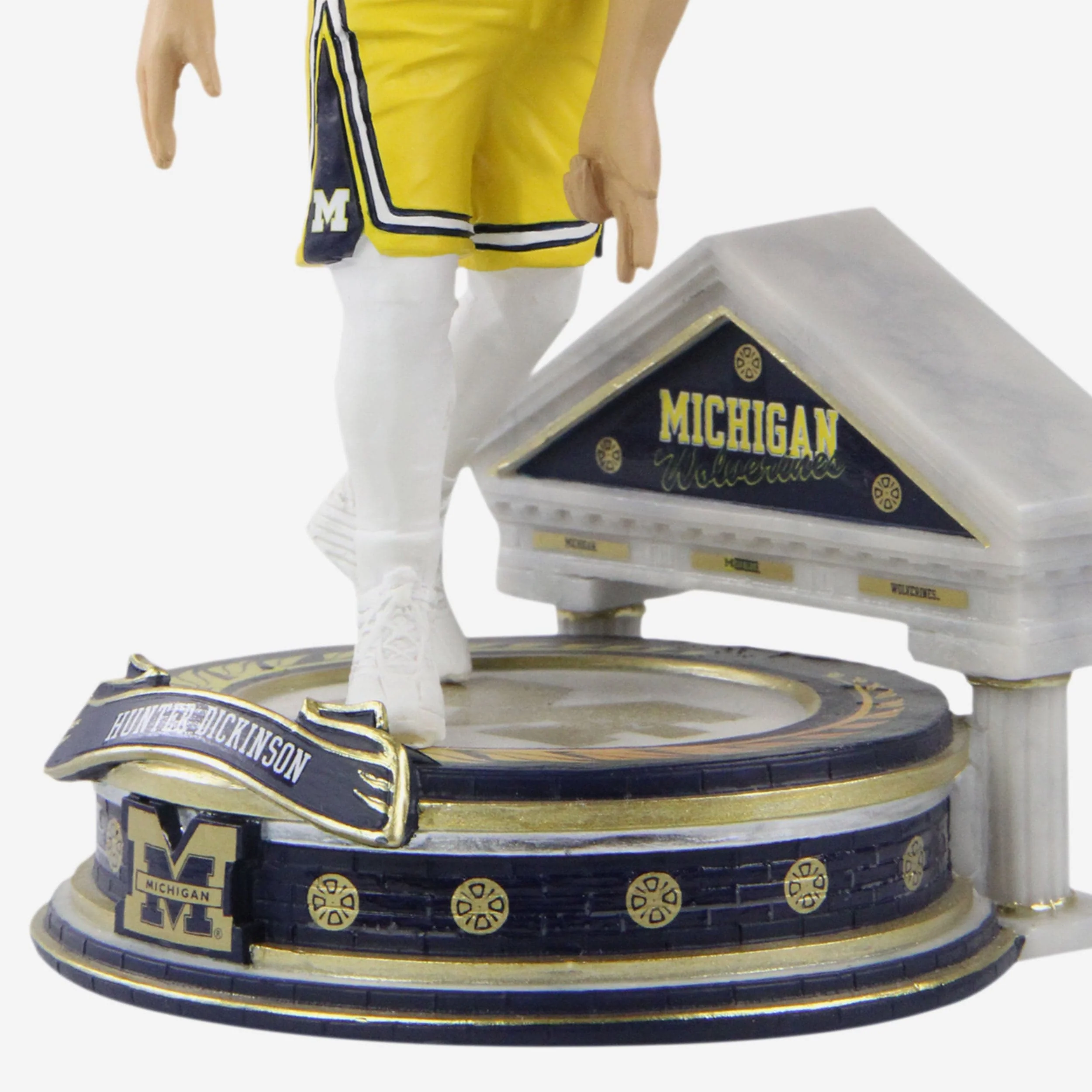 Hunter Dickinson Michigan Wolverines Basketball Student Athlete Bobblehead - Image 3
