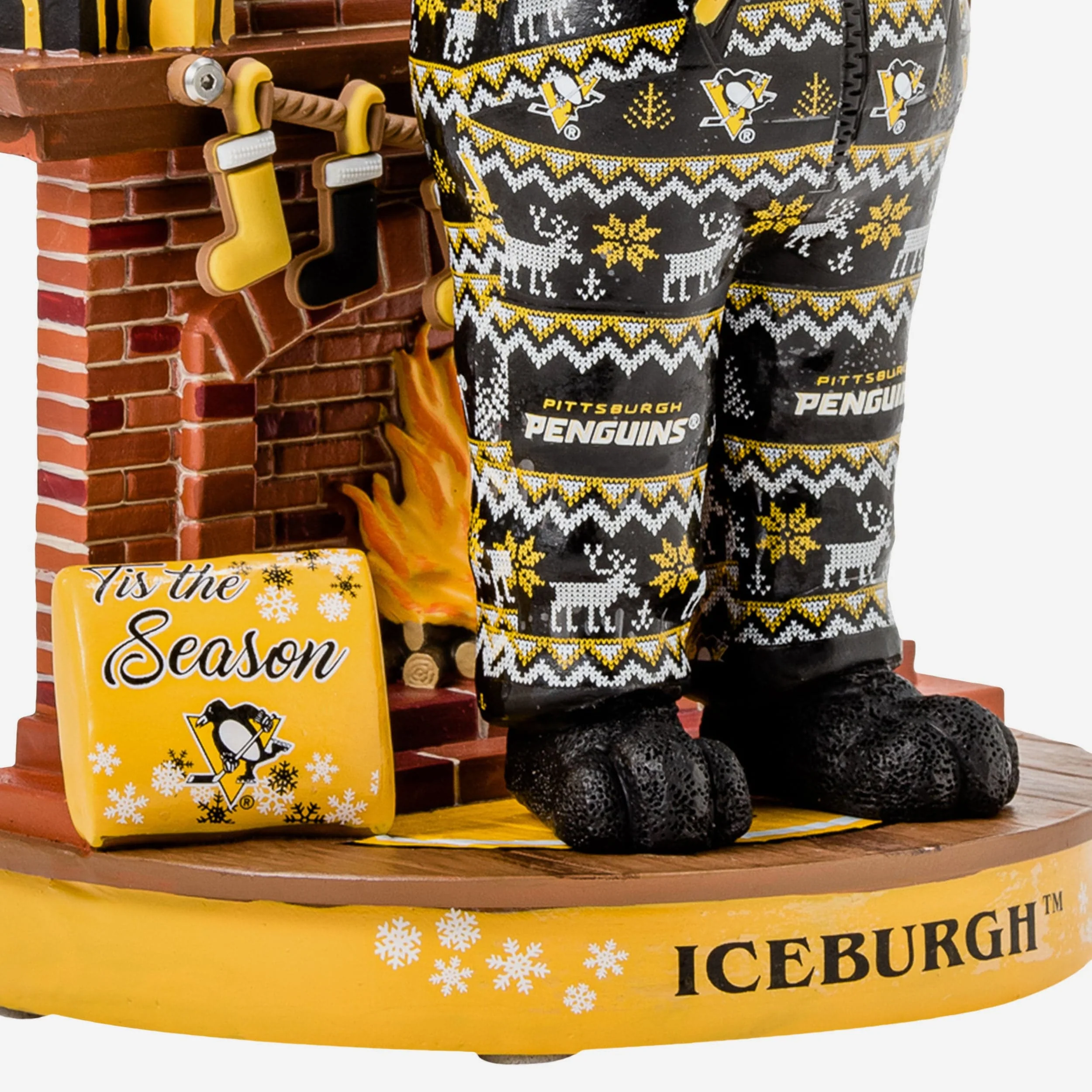 Iceburgh Pittsburgh Penguins Holiday Mascot Bobblehead - Image 3