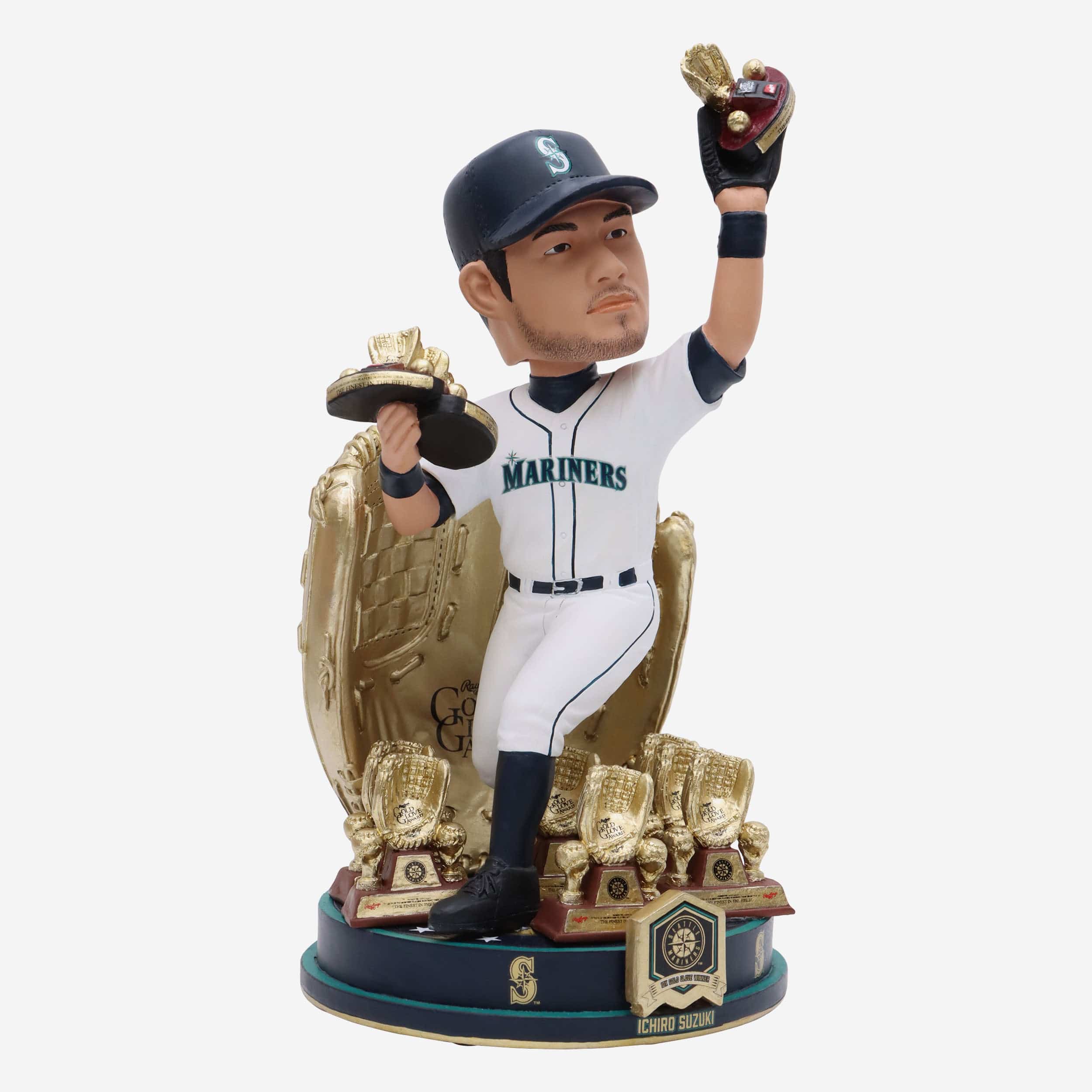 Ichiro Suzuki Seattle Mariners 10x Gold Glove Award Bobblehead - Image 4