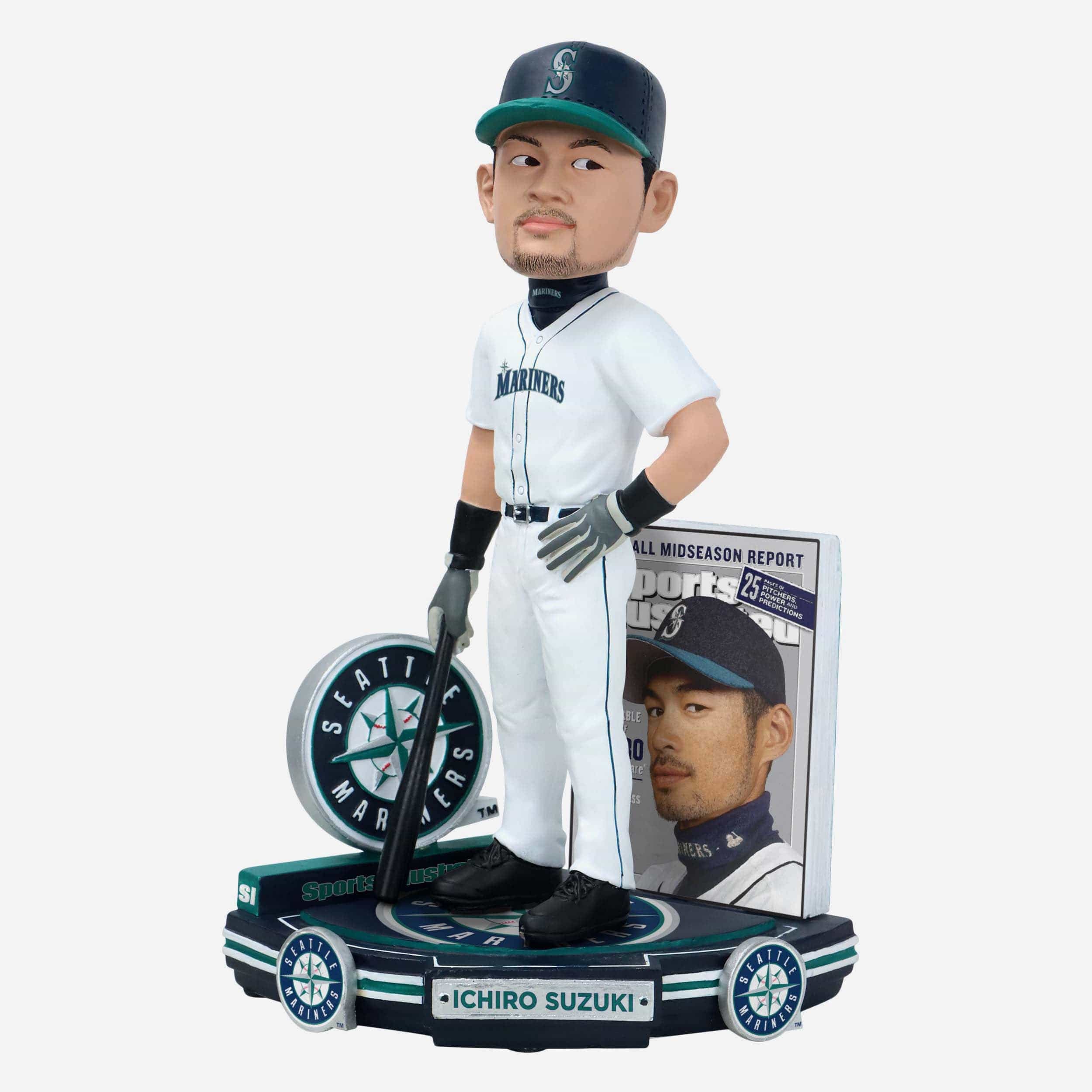 Ichiro Suzuki Seattle Mariners Very Rare Sports Illustrated Cover Bobblehead