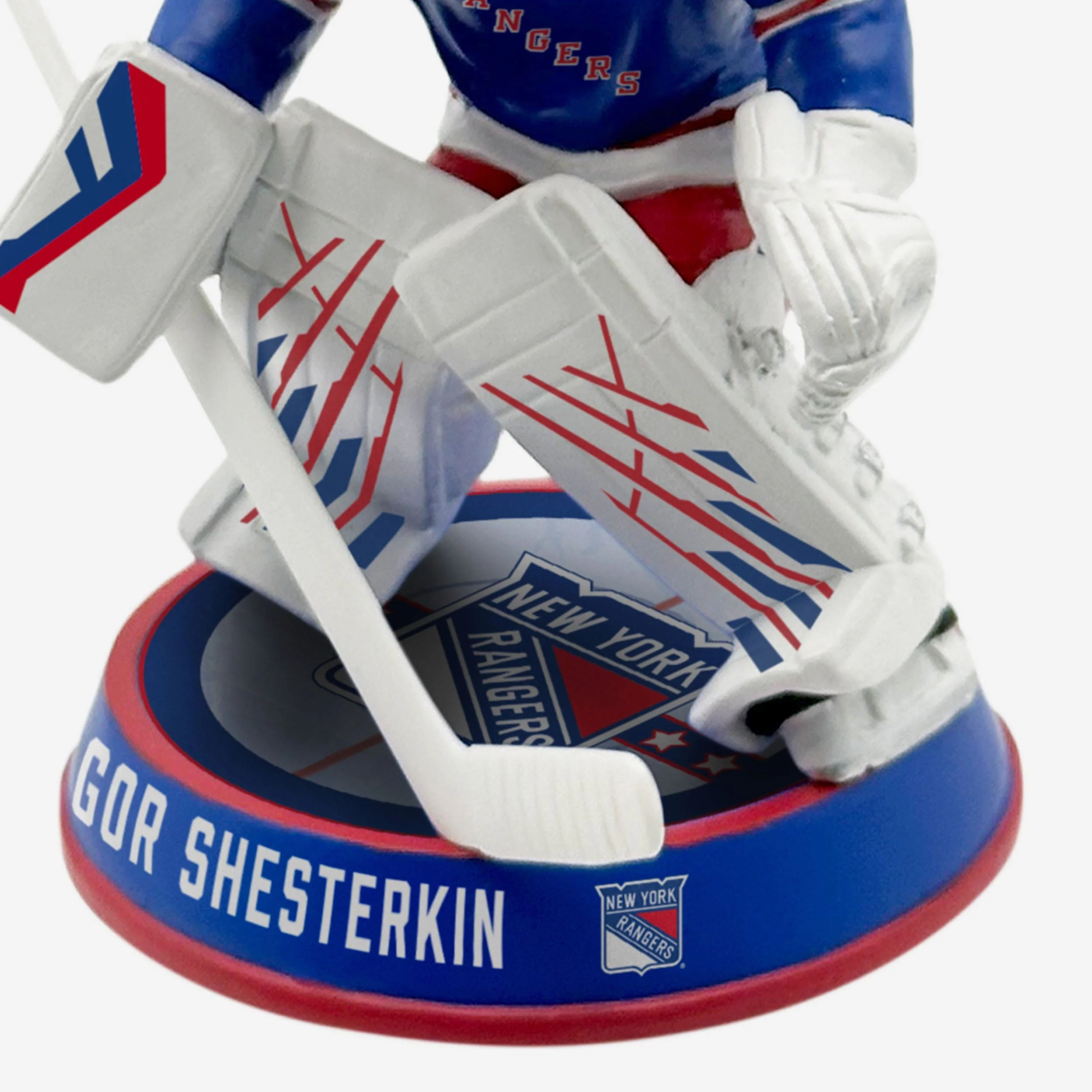 Igor Shesterkin New York Rangers Ice Stripe Bighead Bobblehead - Image 3