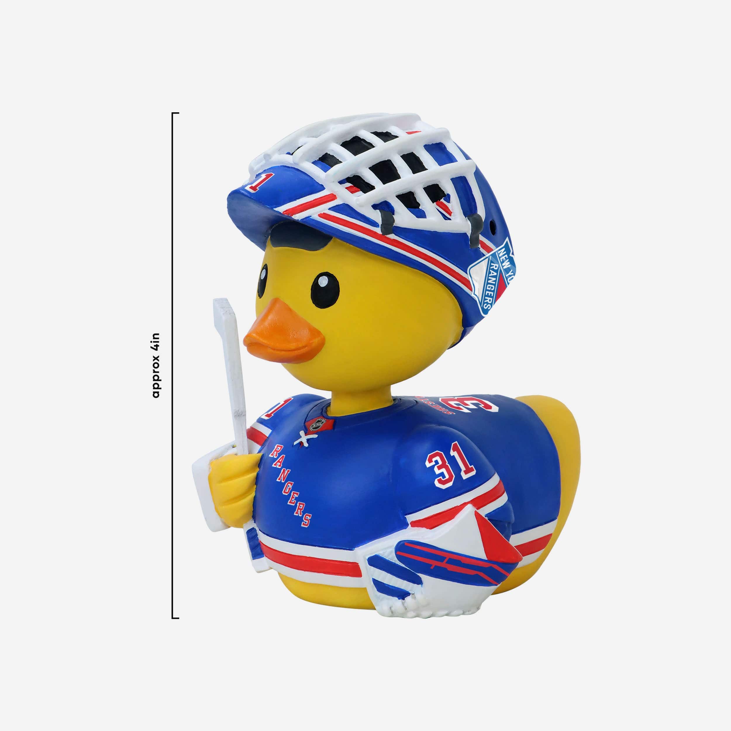 Igor Shesterkin New York Rangers Player Bobble Duck Mini Bobblehead - Image 4