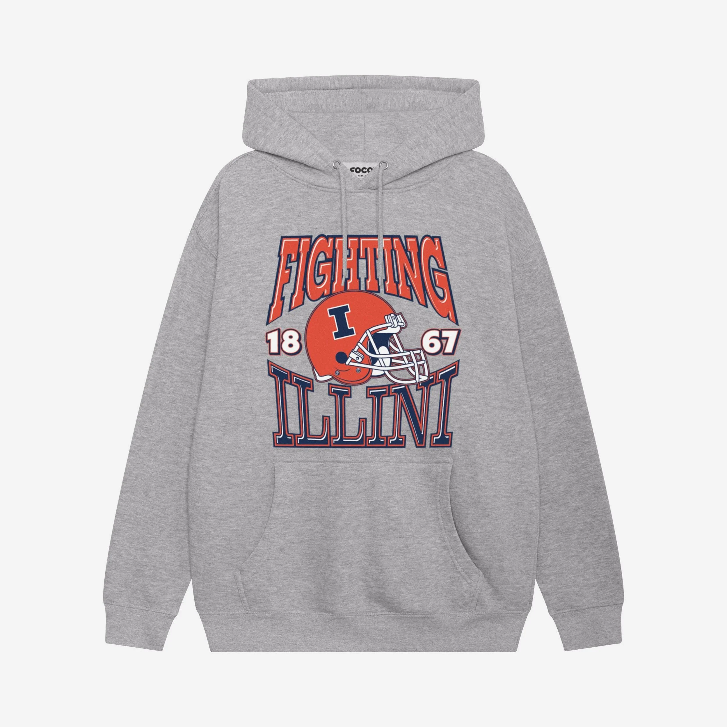 Illinois Fighting Illini Classic Team Helmet Hoodie