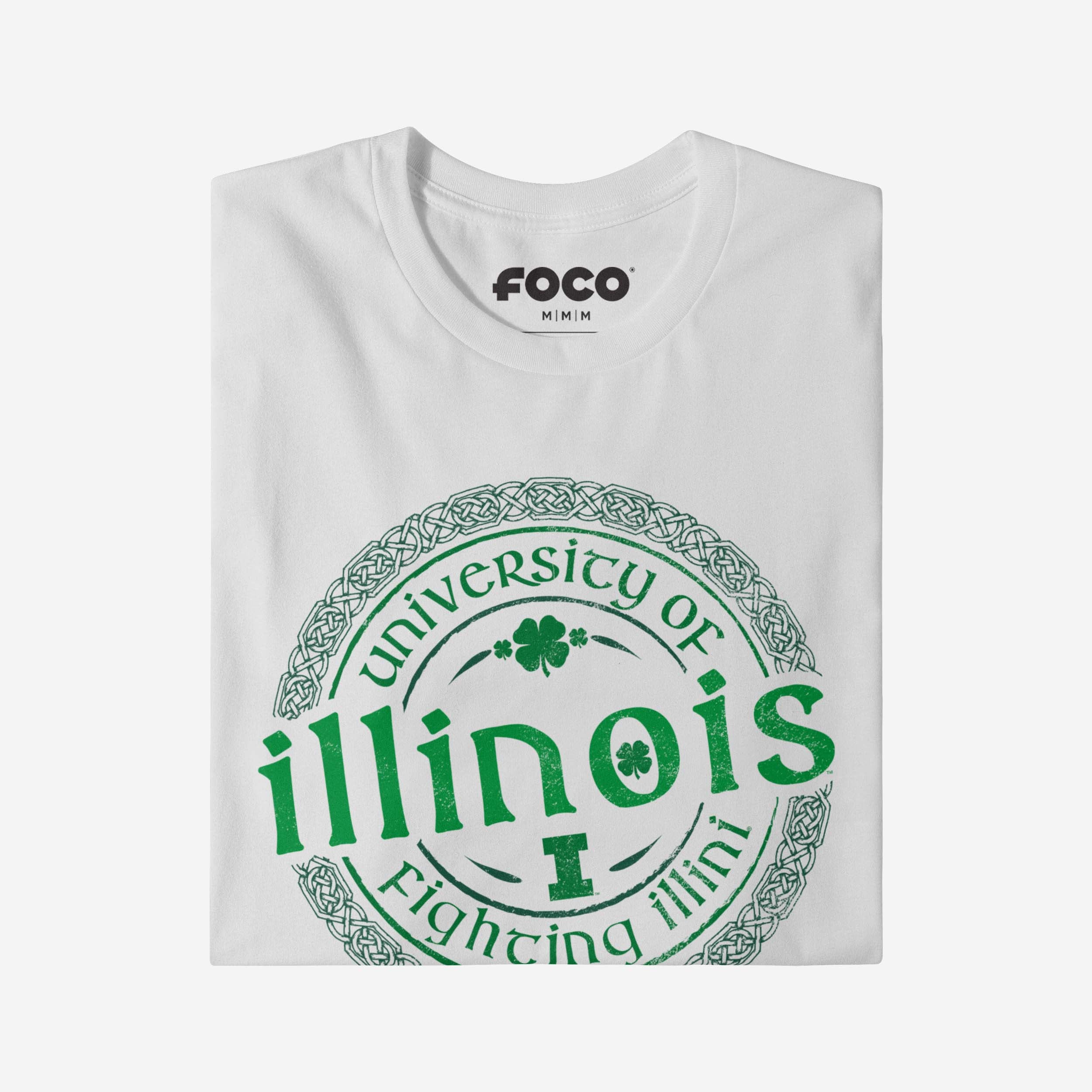 Illinois Fighting Illini Clover Crest T-Shirt - Image 4