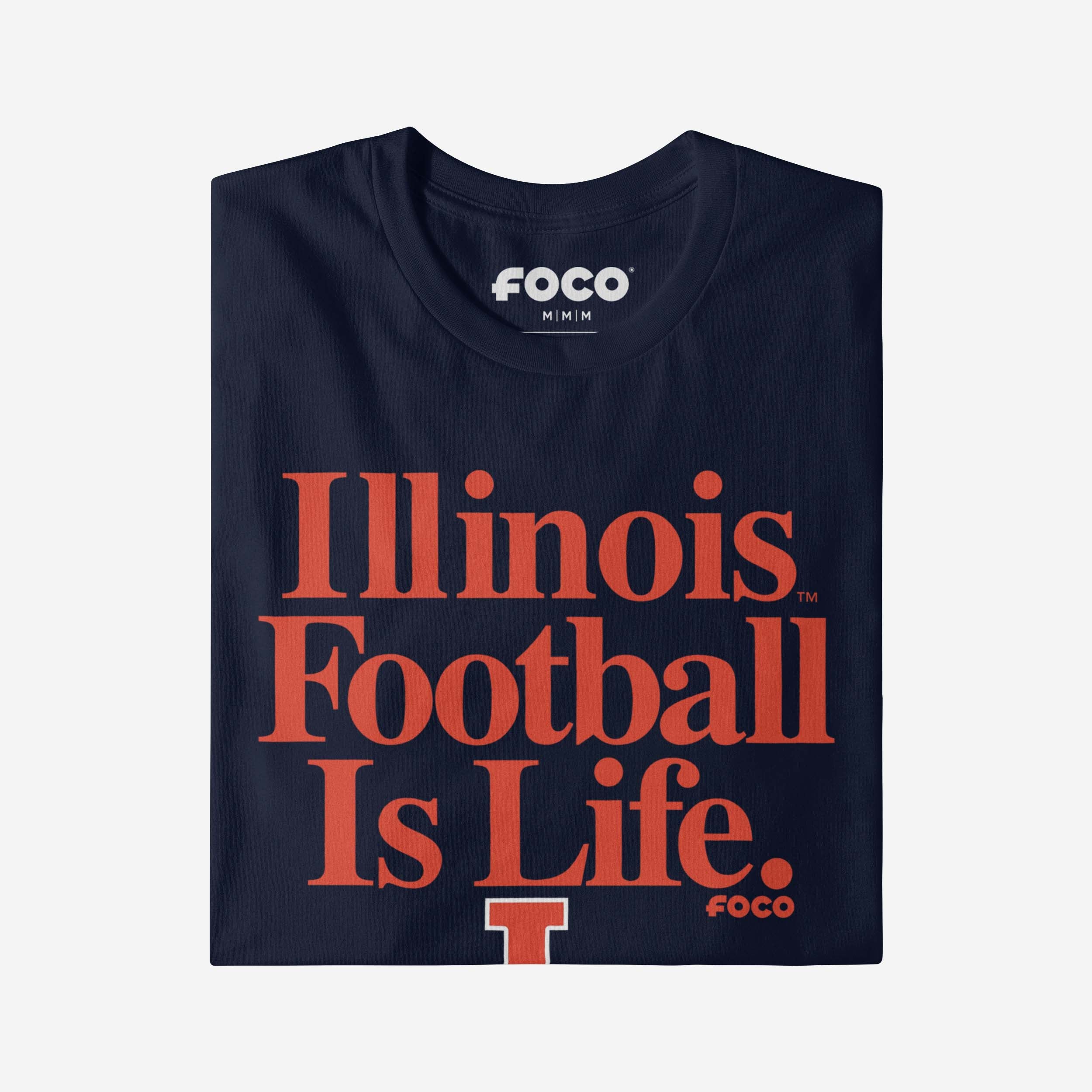 Illinois Fighting Illini Football is Life T-Shirt - Image 4