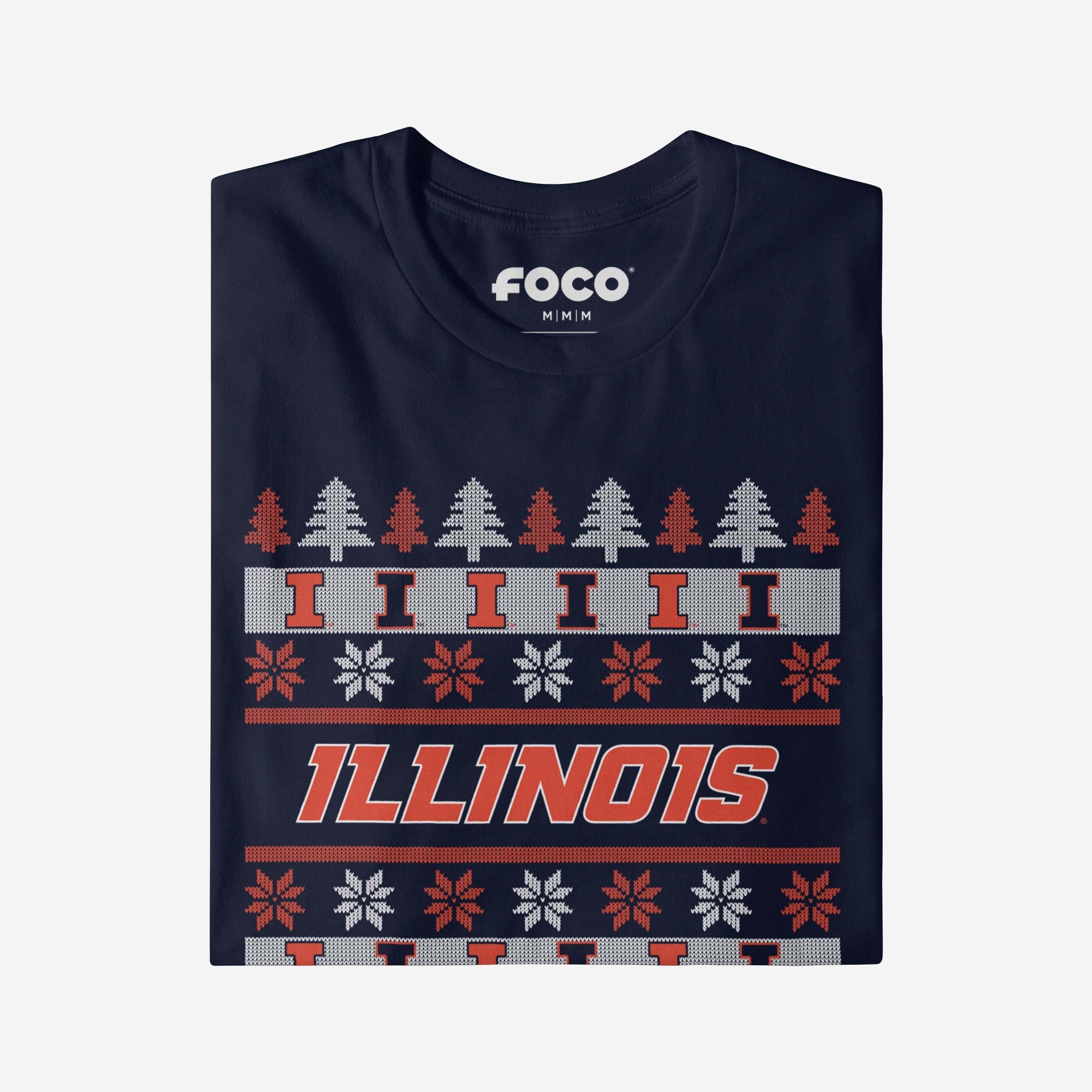 Illinois Fighting Illini Holiday Sweater T-Shirt - Image 4