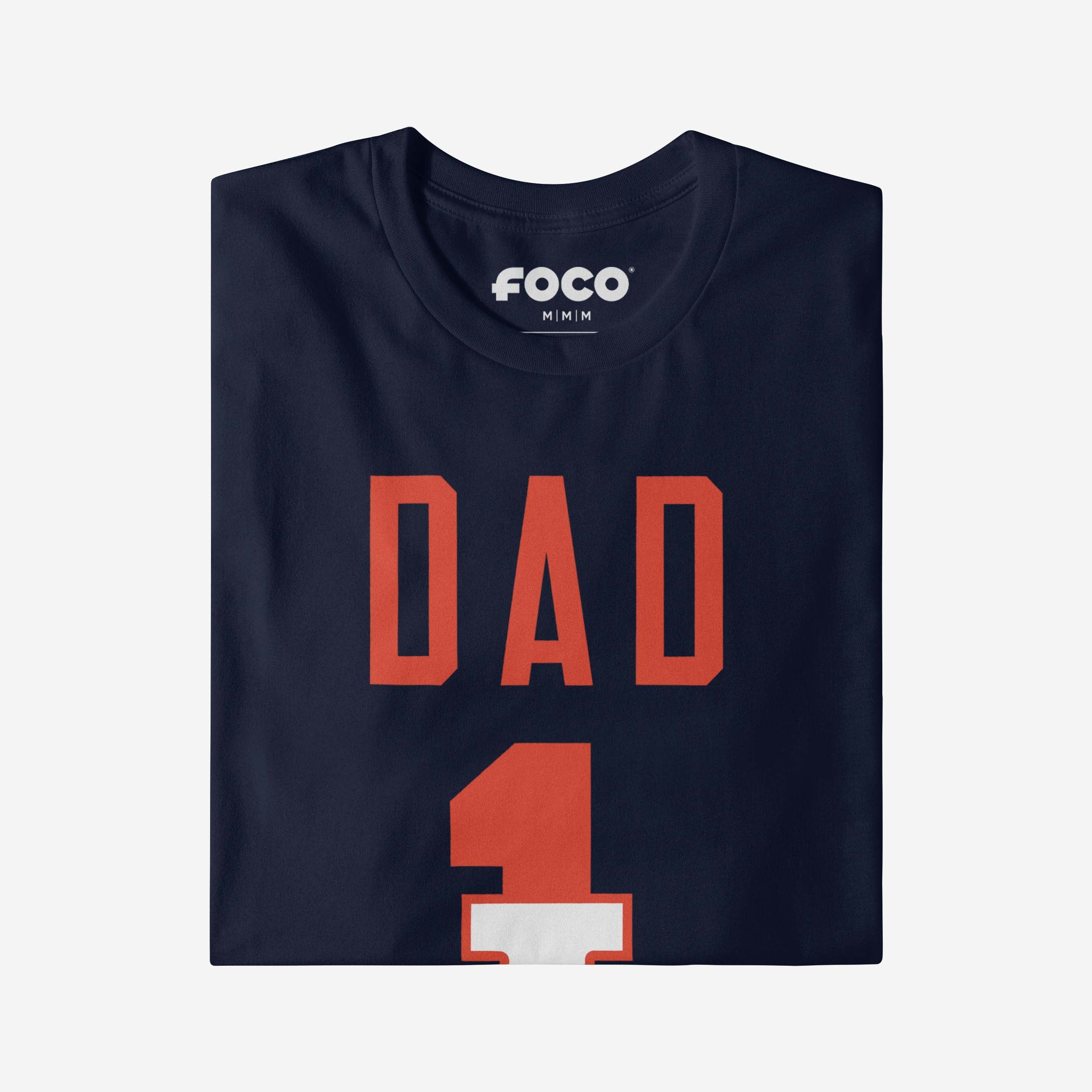 Illinois Fighting Illini Number 1 Dad T-Shirt - Image 4
