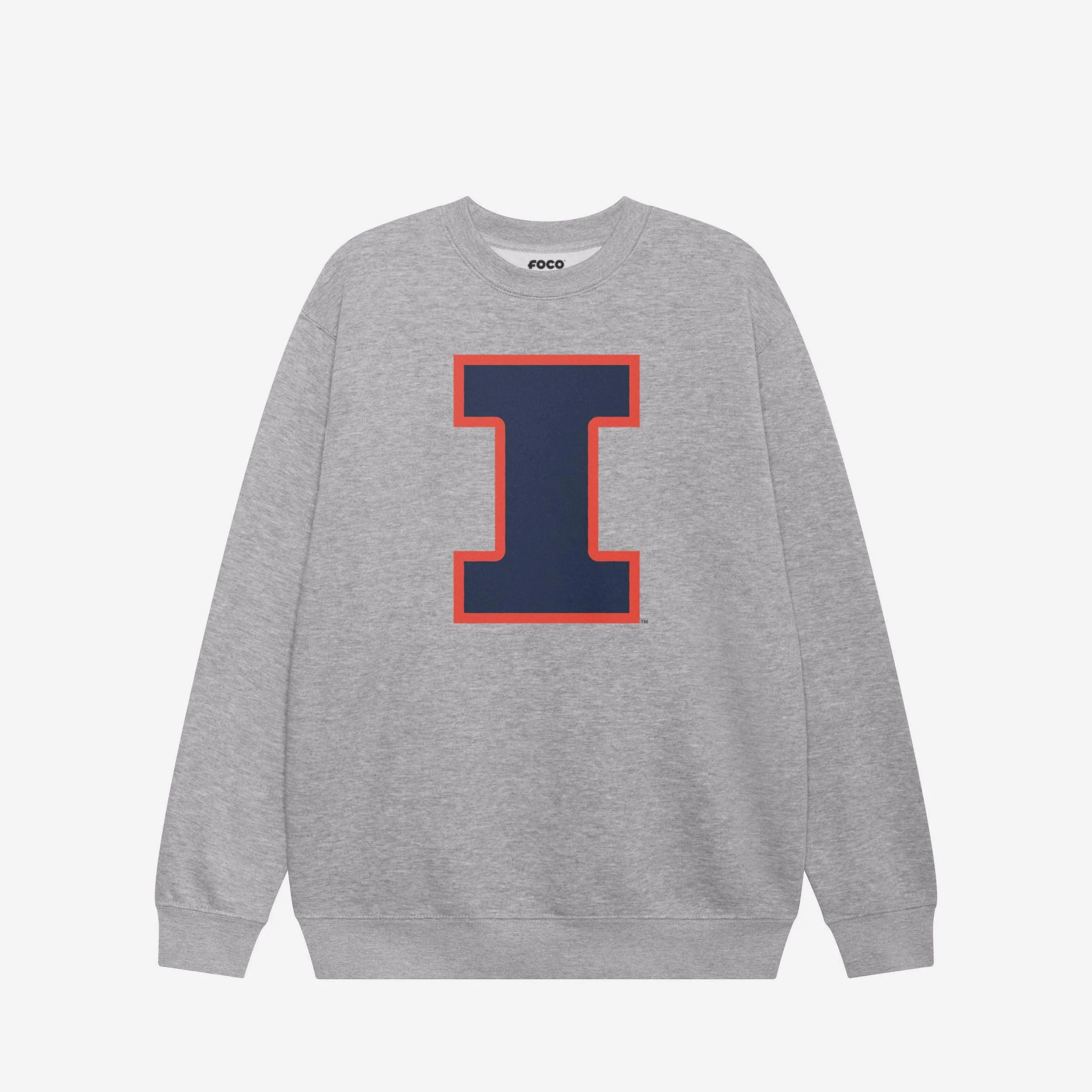 Illinois Fighting Illini Primary Logo Crew Neck Sweatshirt