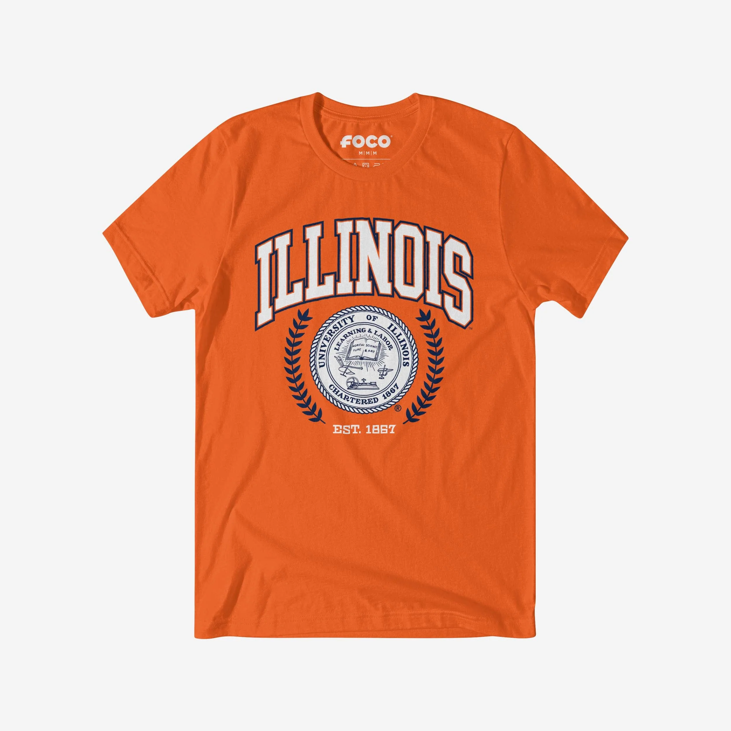 Illinois Fighting Illini Team Crest T-Shirt - Image 5
