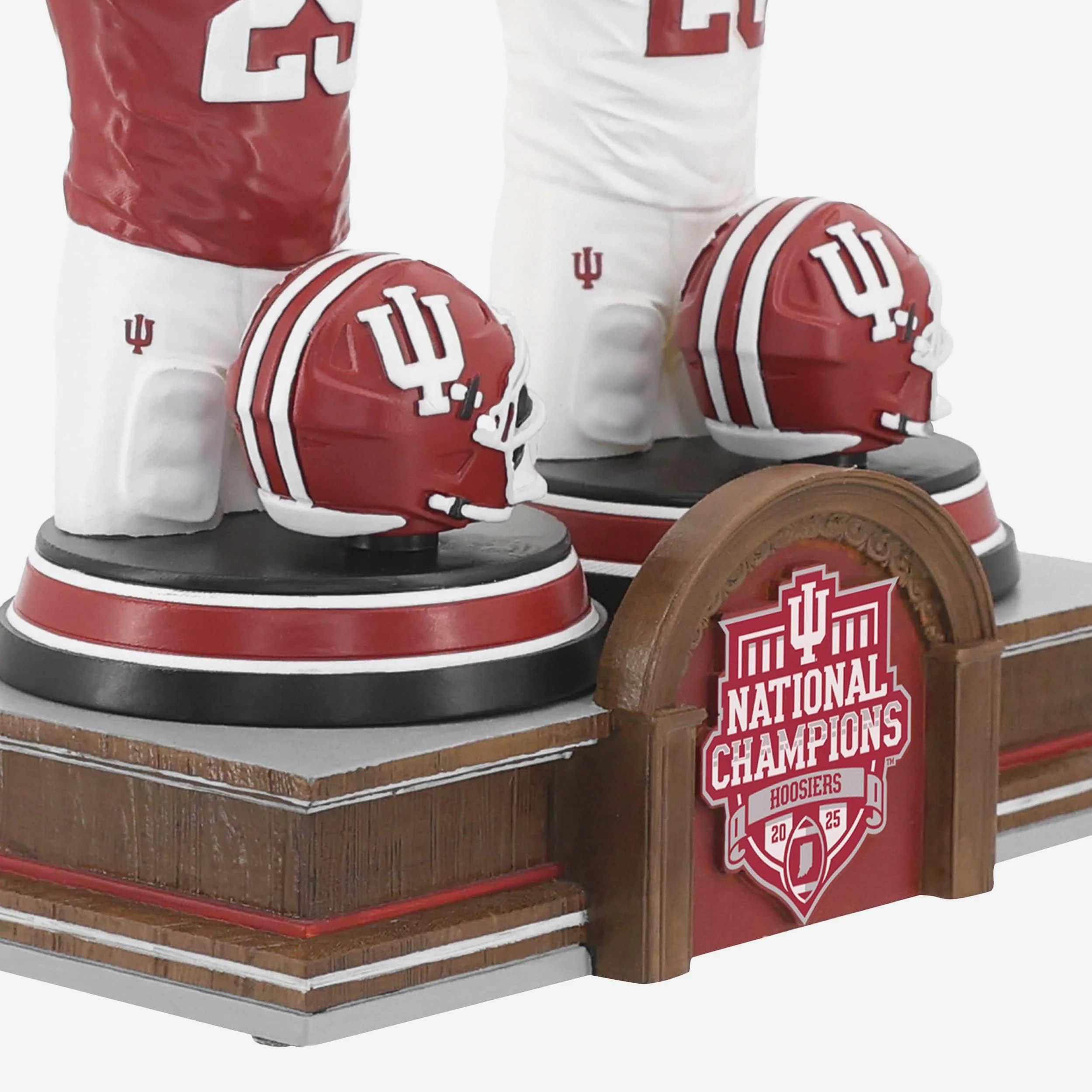 Indiana Hoosiers 2025 College Football National Champions Uniform Figurine 2 Pack Boxed Set - Image 2