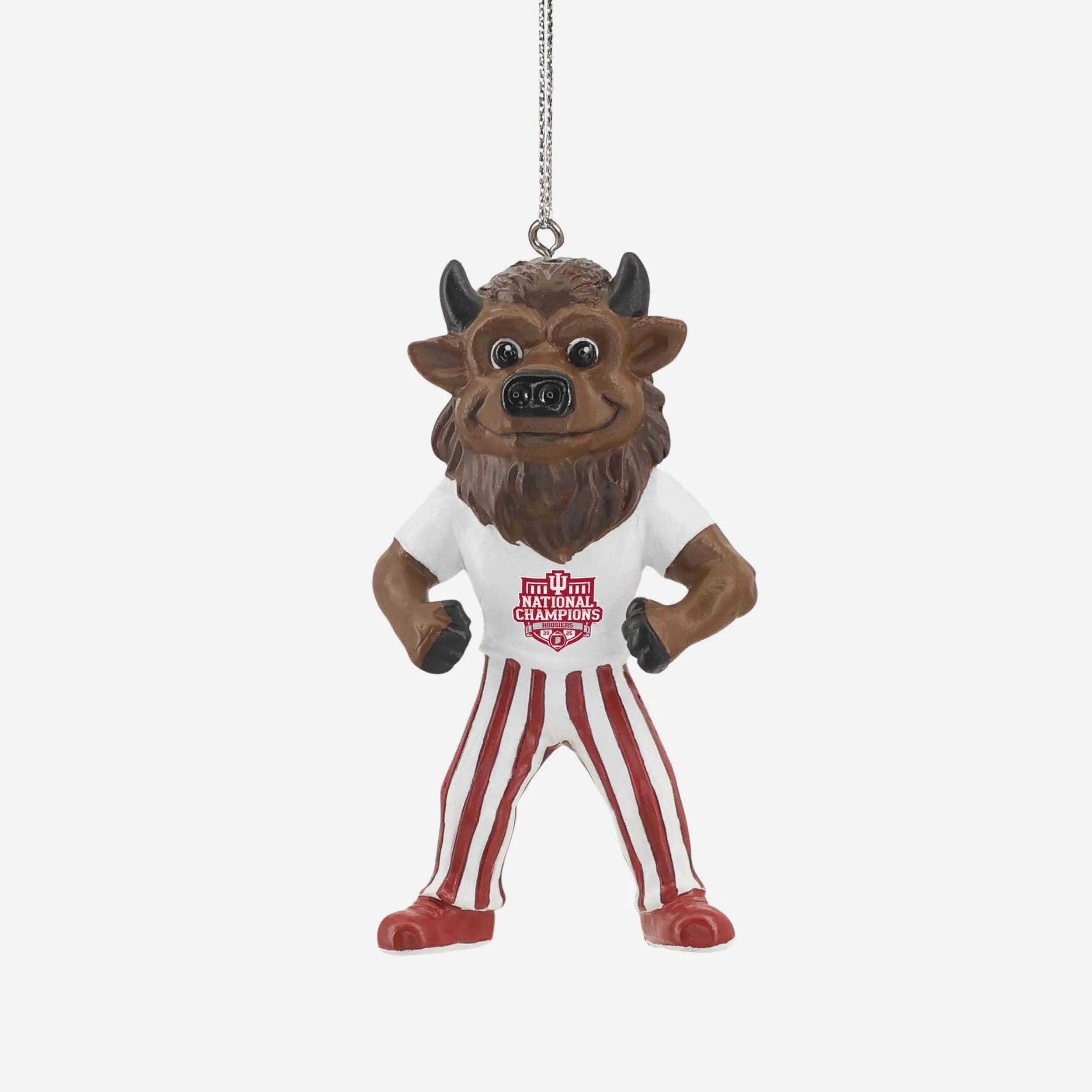 Indiana Hoosiers 2025 Football National Champions Mascot Ornament