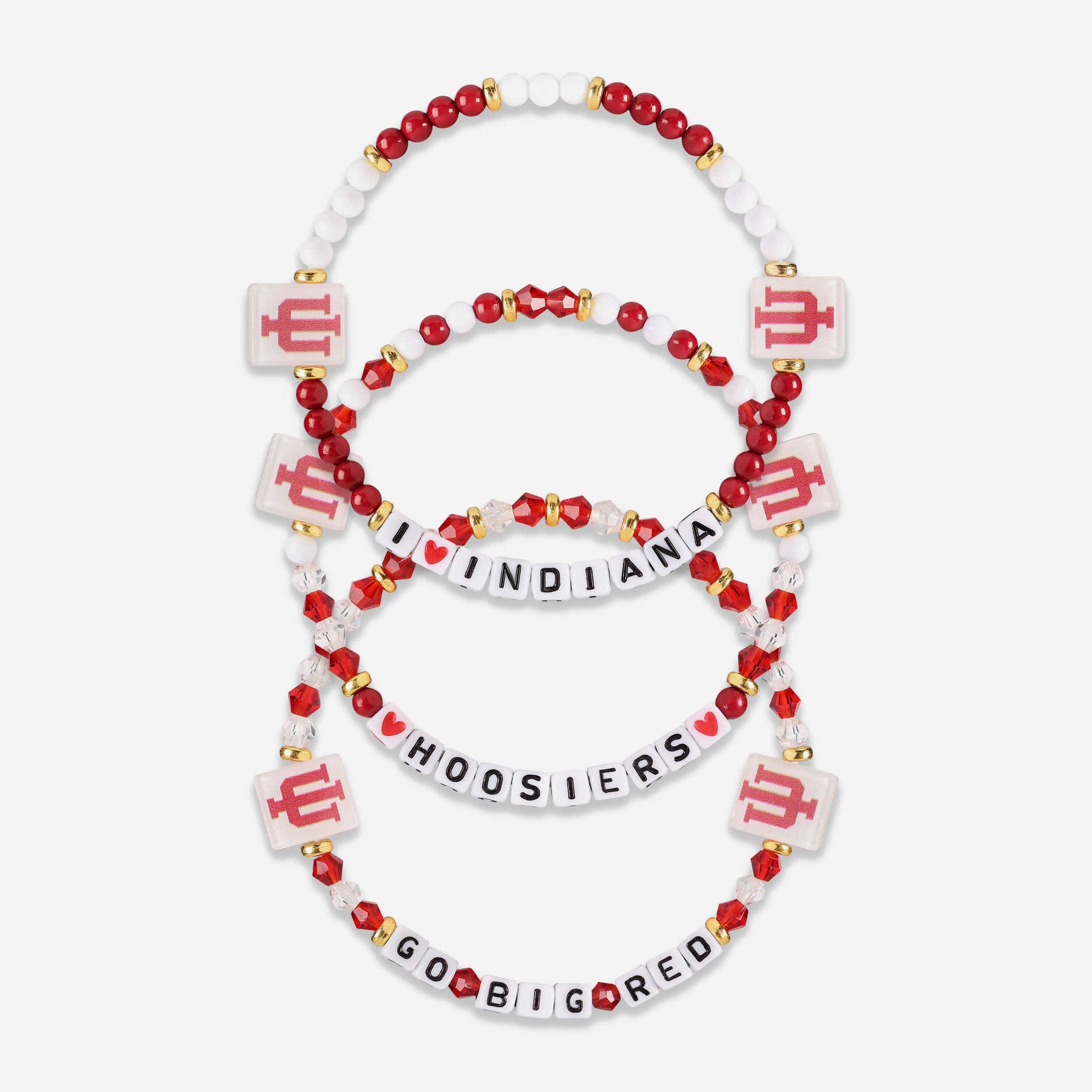 Indiana Hoosiers 3 Pack Friendship Bracelet