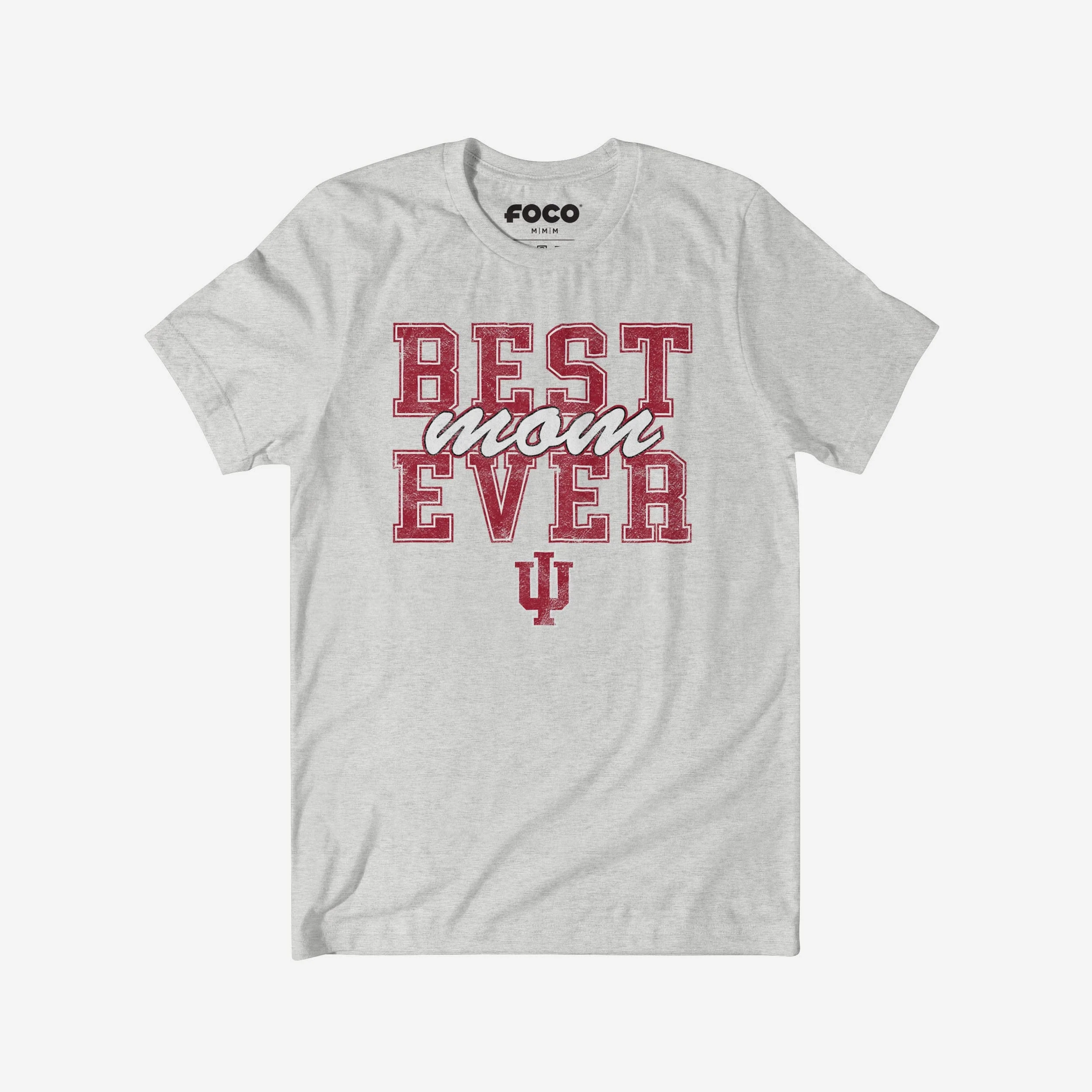 Indiana Hoosiers Best Mom Ever Stacked T-Shirt