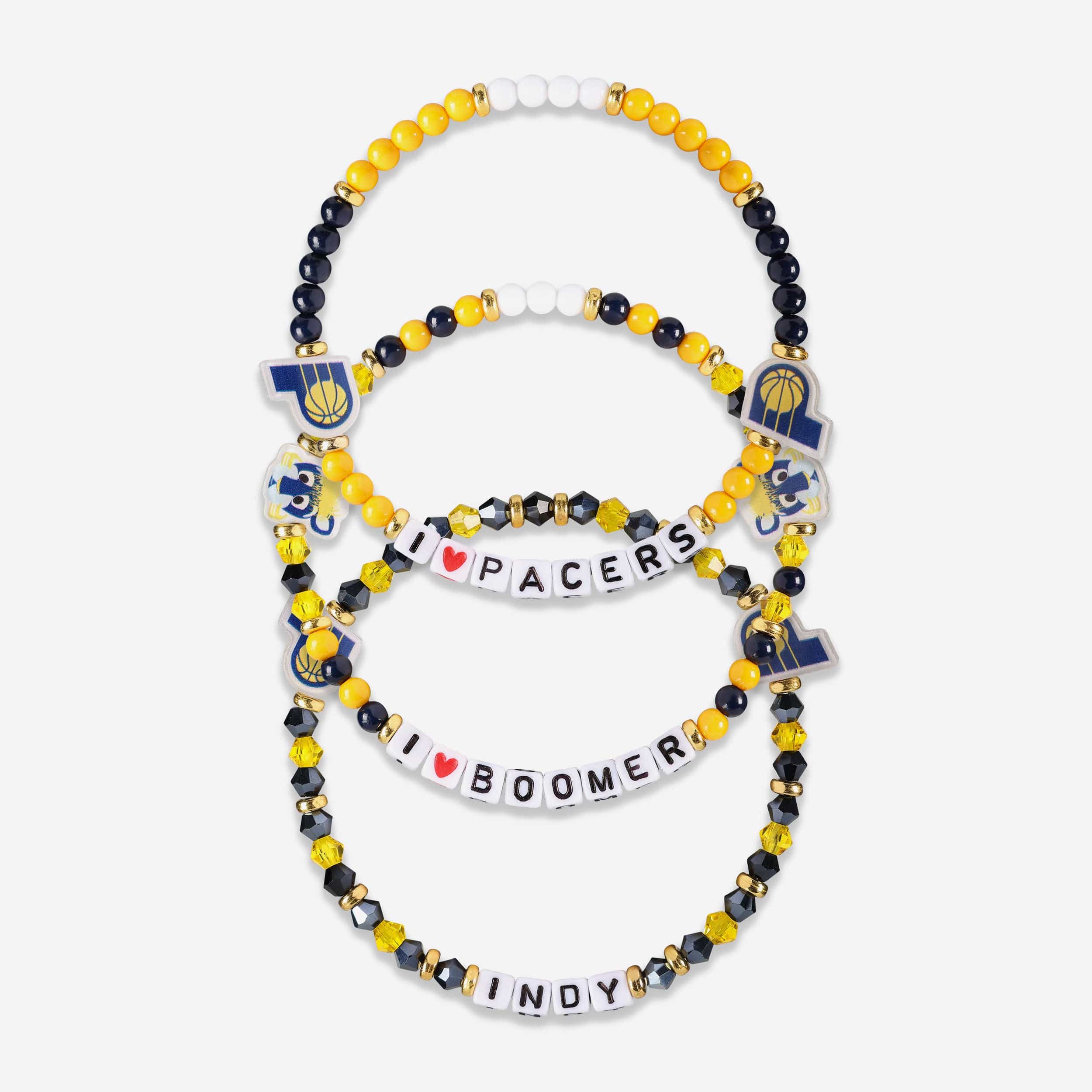 Indiana Pacers 3 Pack Friendship Bracelet
