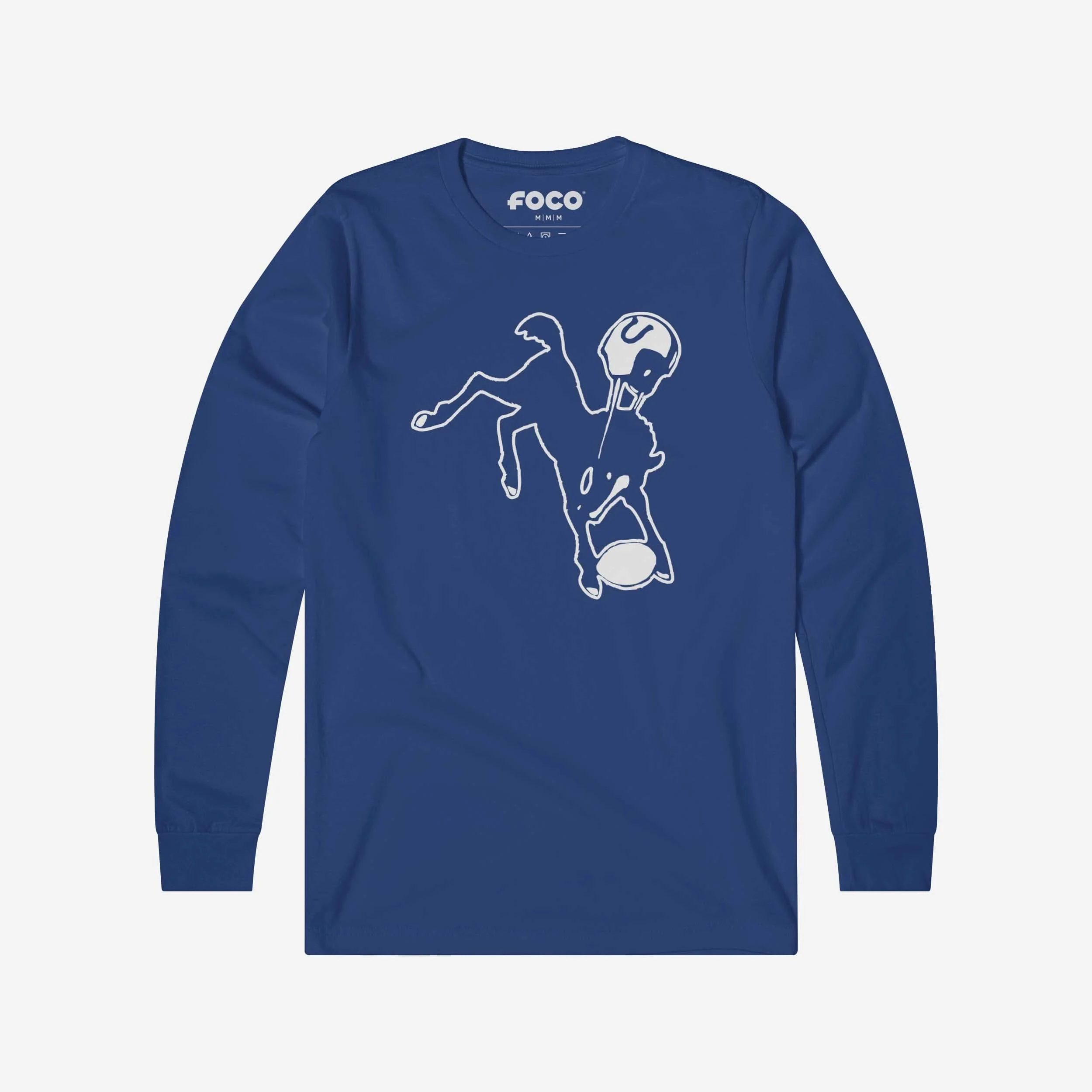 Indianapolis Colts 1961 Retro Logo Long Sleeve T-Shirt