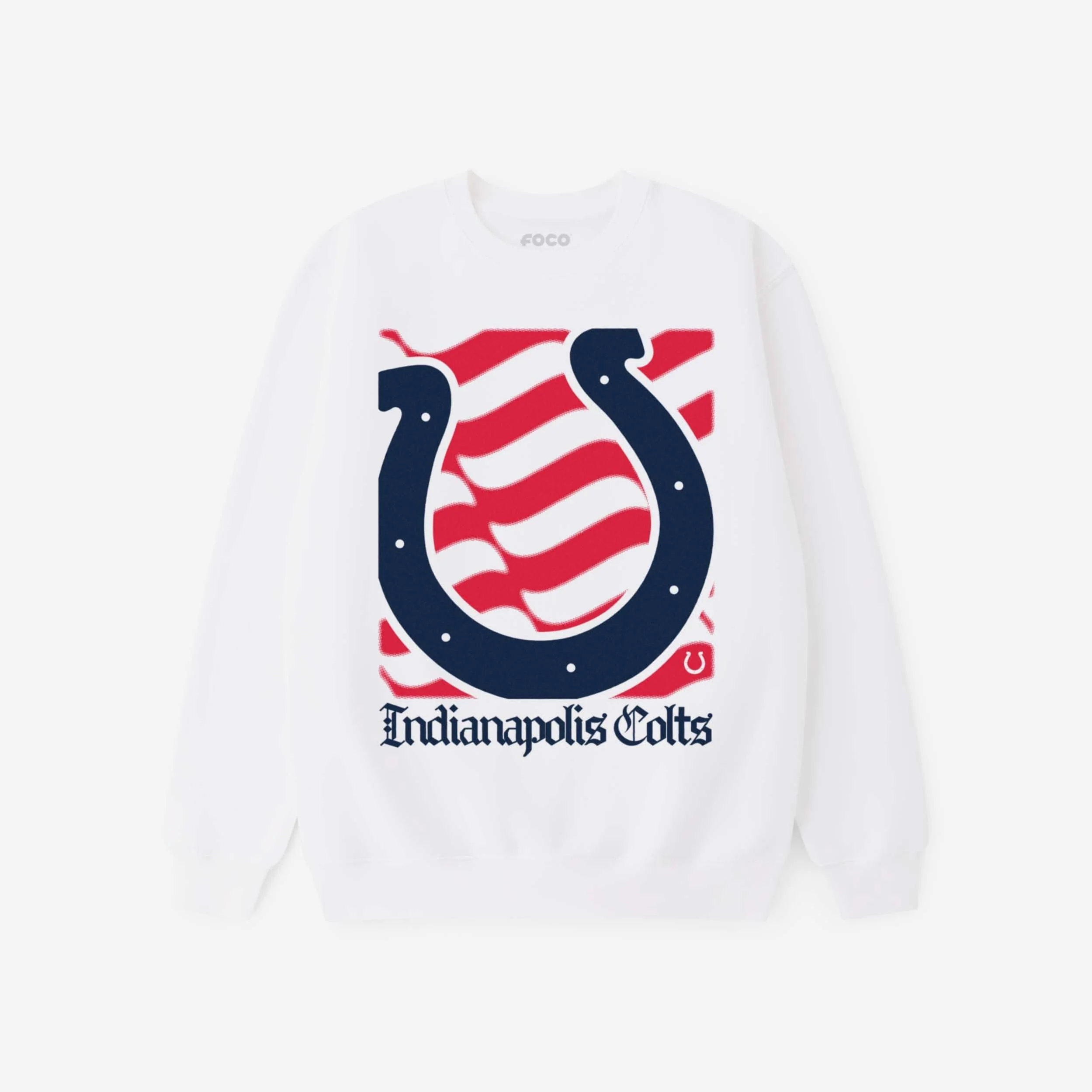 Indianapolis Colts American Heritage Wordmark Crew Neck Sweatshirt