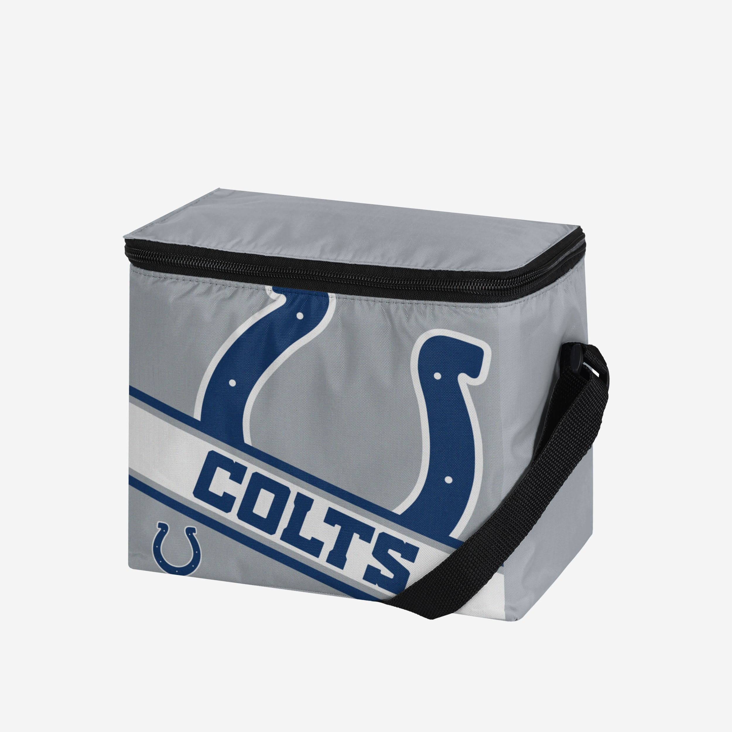 Indianapolis Colts Big Logo Stripe 6 Pack Cooler - Image 2