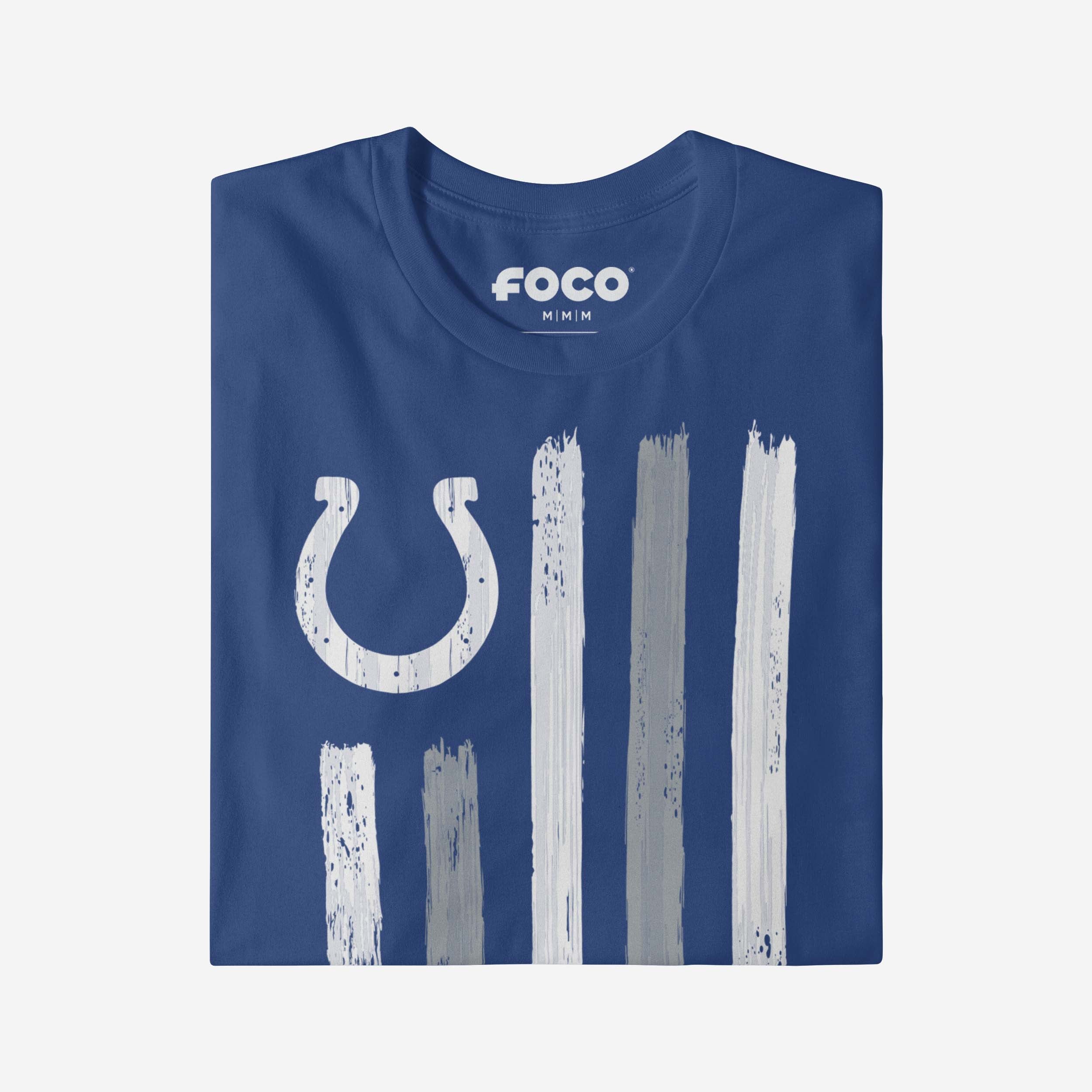 Indianapolis Colts Brushstroke Flag T-Shirt - Image 4