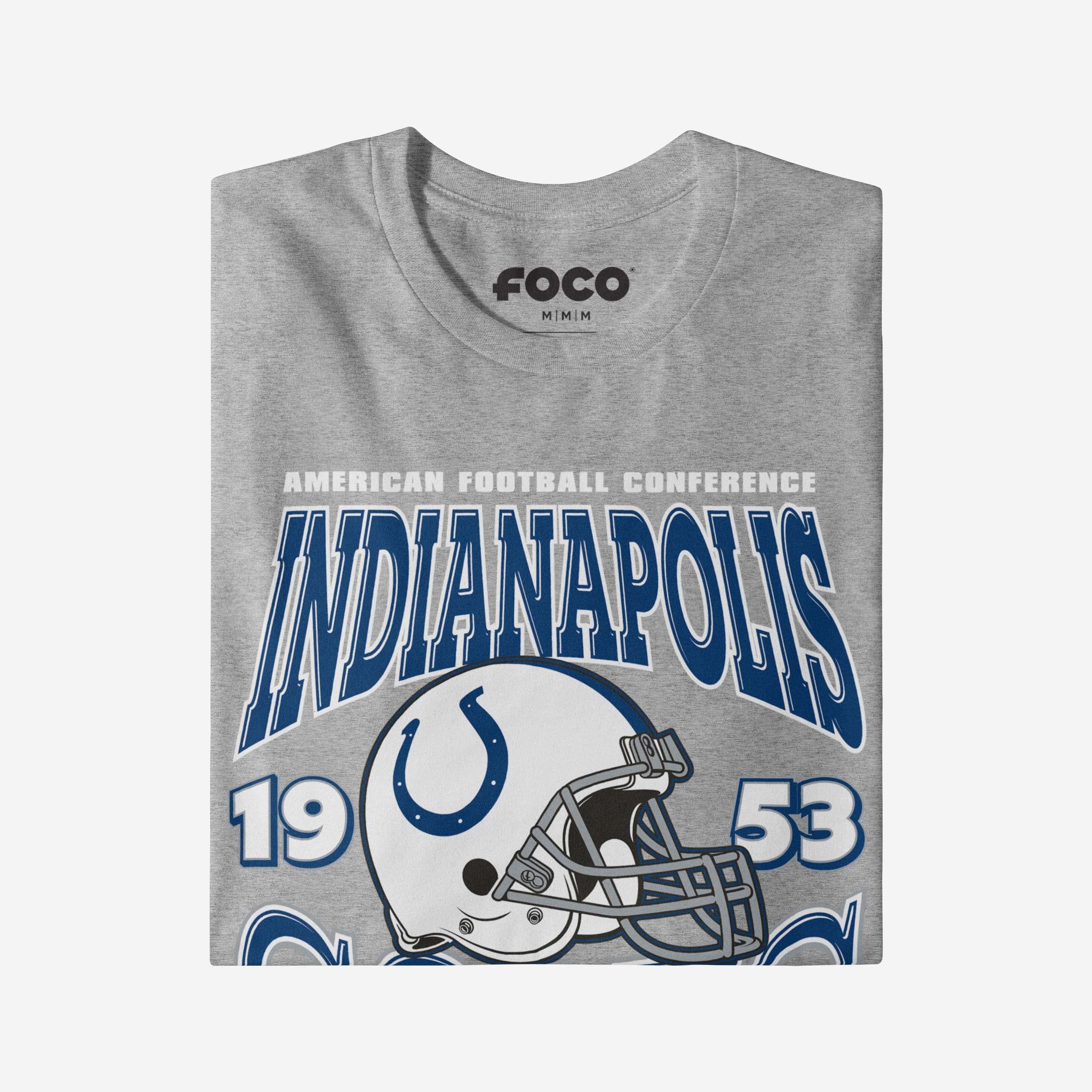 Indianapolis Colts Classic Team Helmet Long Sleeve T-Shirt - Image 3
