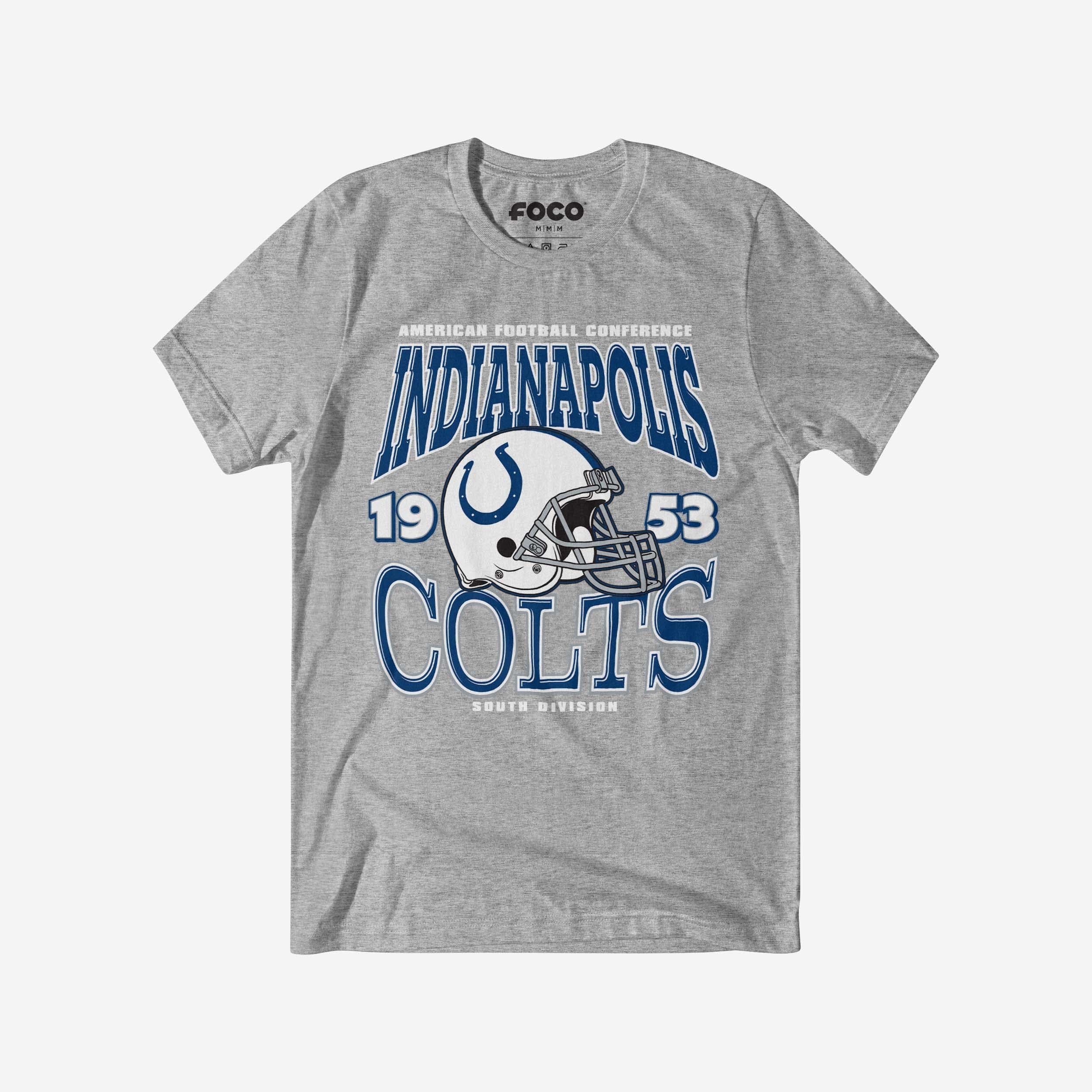 Indianapolis Colts Classic Team Helmet T-Shirt