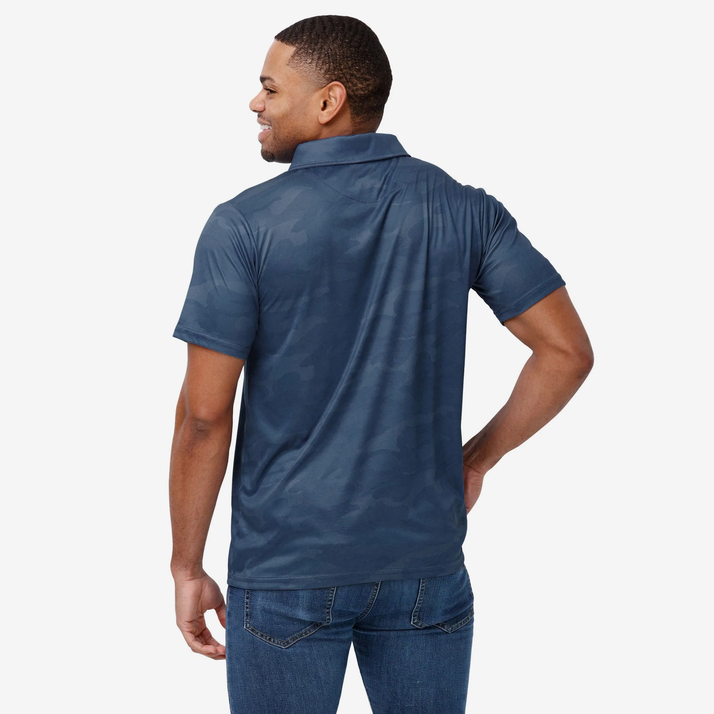Indianapolis Colts Color Camo Polyester Polo - Image 3